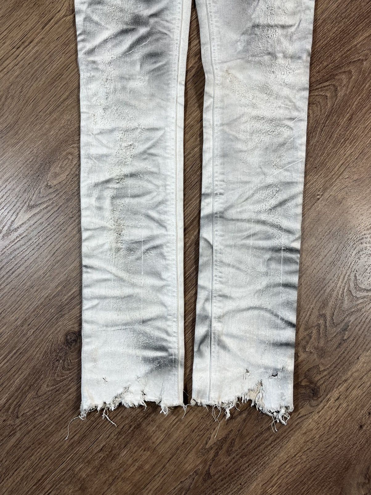 Fagassent Toshiki Aoki 💎FAGASSENT DISTRESSED PANTS Size 27" / US 4 / IT 40 - 2 Thumbnail