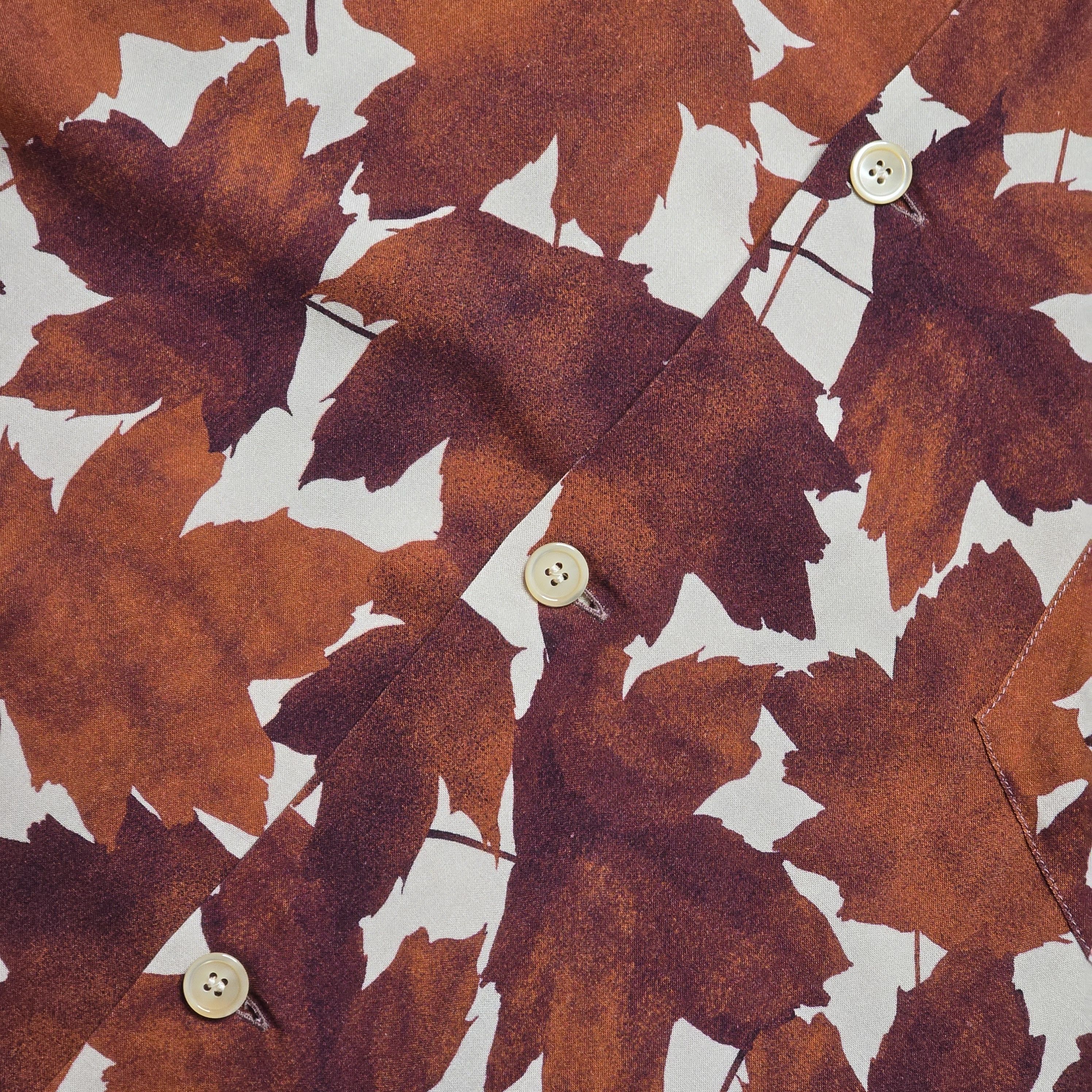 Acne Studios Acne Studios - Sandimper Maple Leaf Print Shirt Size US L / EU 52-54 / 3 - 4 Thumbnail