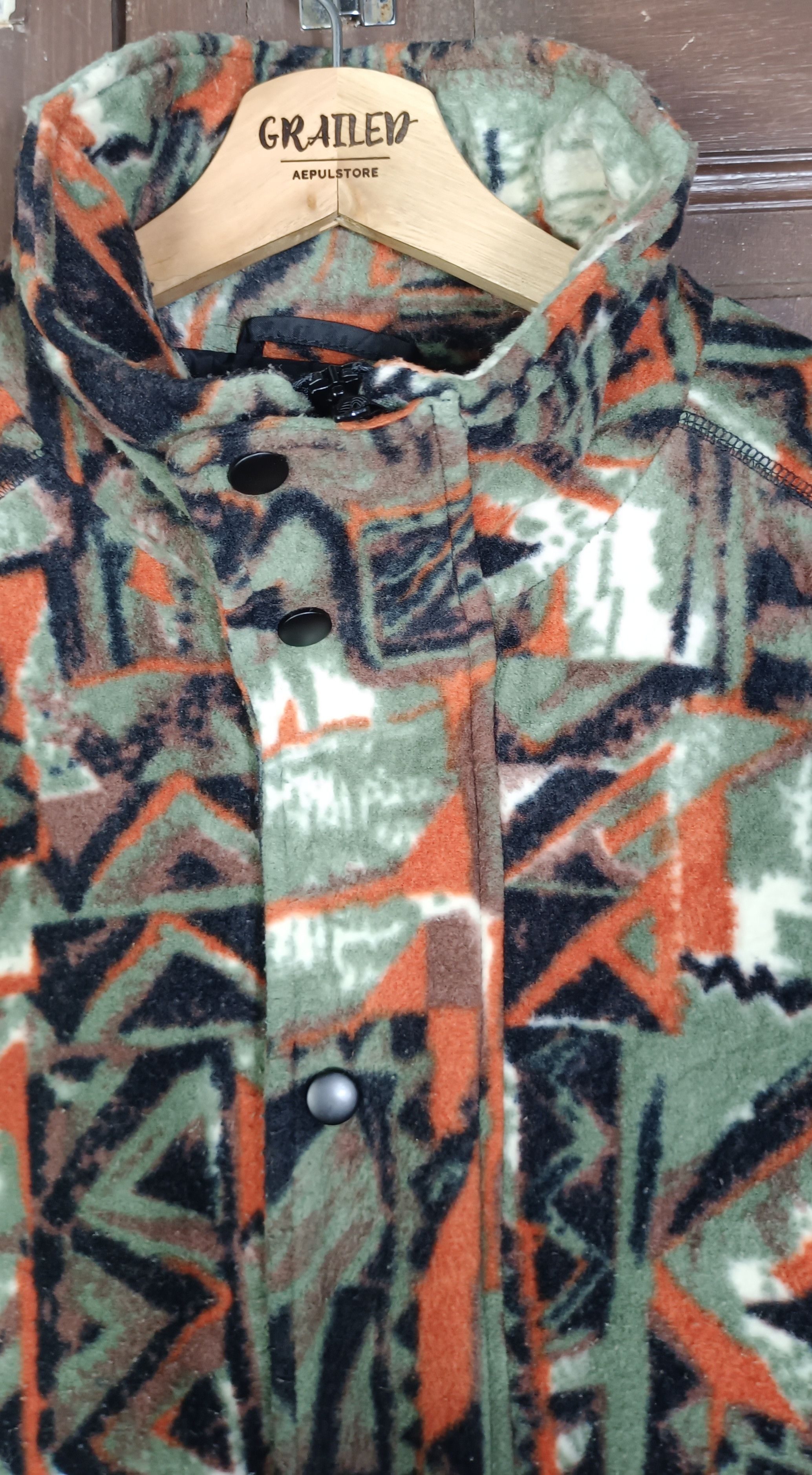 Japanese Brand Vintage 90s💥Holiday Out Best Navajo Wool Jacket Size US L / EU 52-54 / 3 - 7 Thumbnail