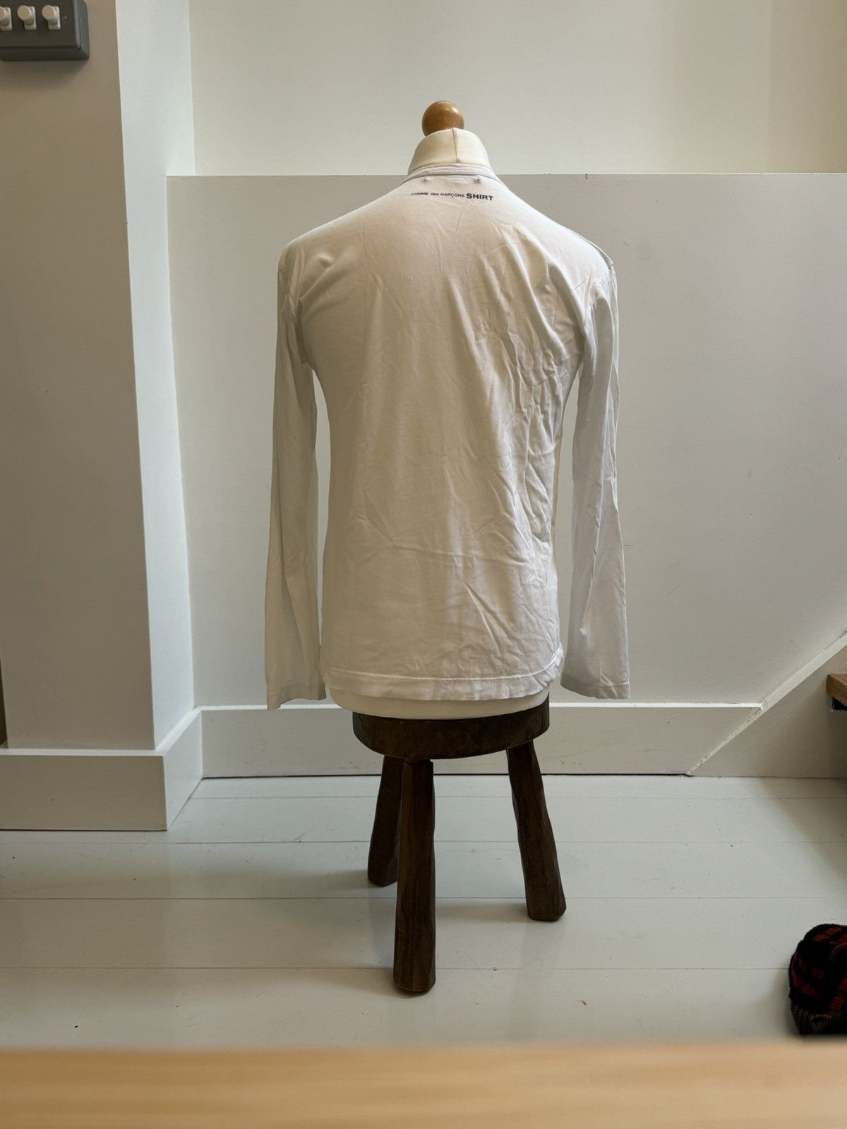 Comme des Garcons Comme des Garçons SHIRT White Long Sleeve T Shirt Size US M / EU 48-50 / 2 - 4 Thumbnail