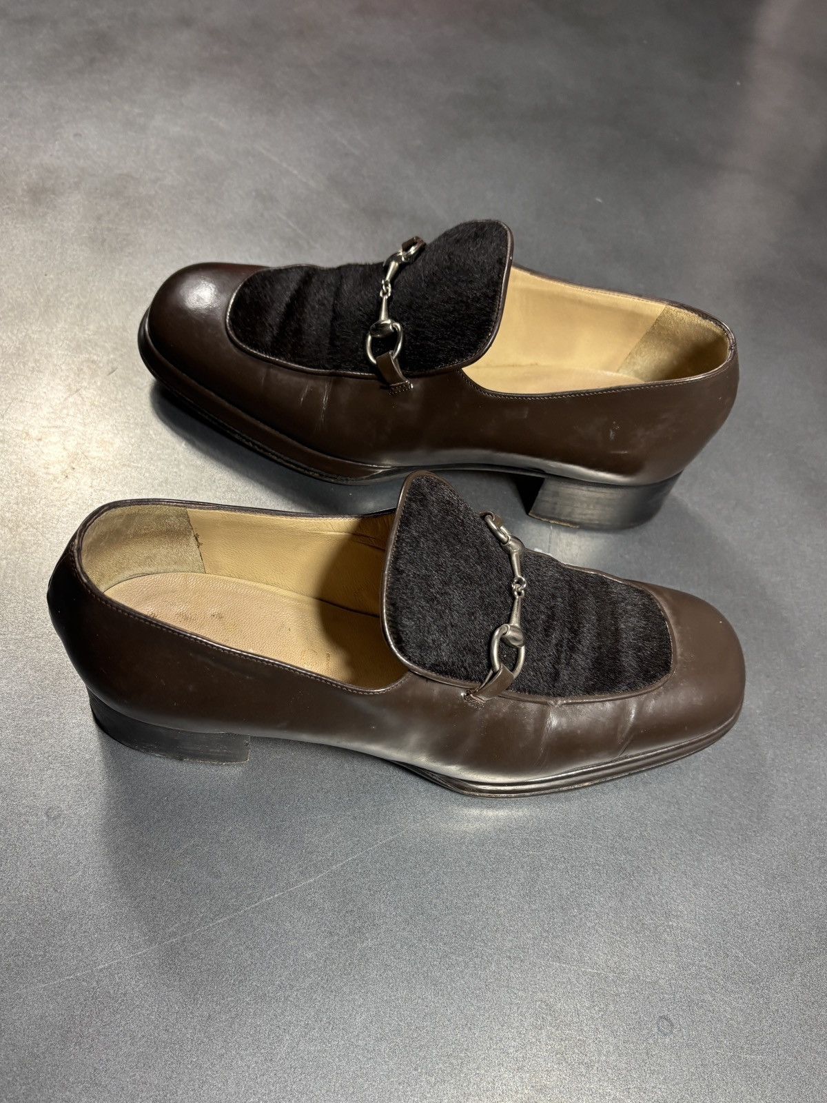 Gucci Vintage Gucci Horsebit Loafers 90s Tom Ford Pony Hair 2000s Size US 7 / IT 37 - 1 Thumbnail