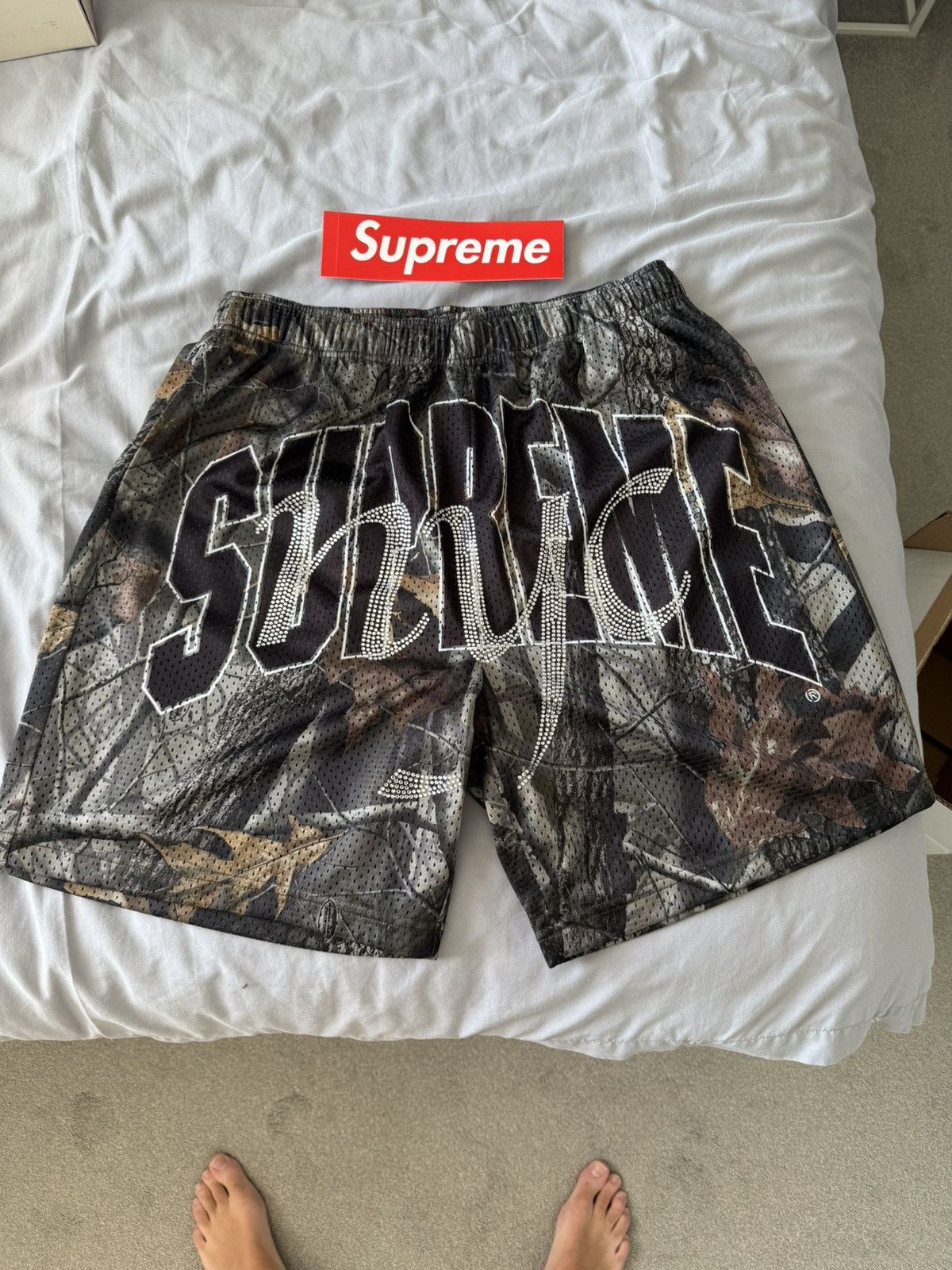 Supreme Supreme Flash Mesh Shorts | Grailed