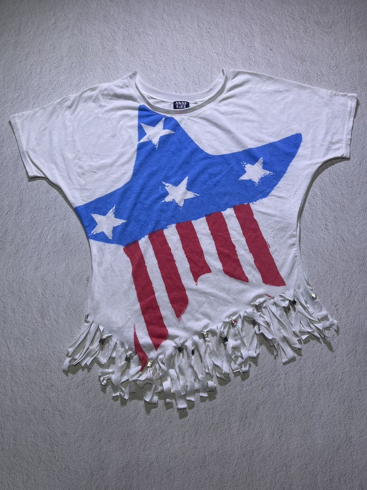 Japanese Brand Y2K ANAP short sleeve tshirt women's Size L / US 10 / IT 46 - 1 Thumbnail
