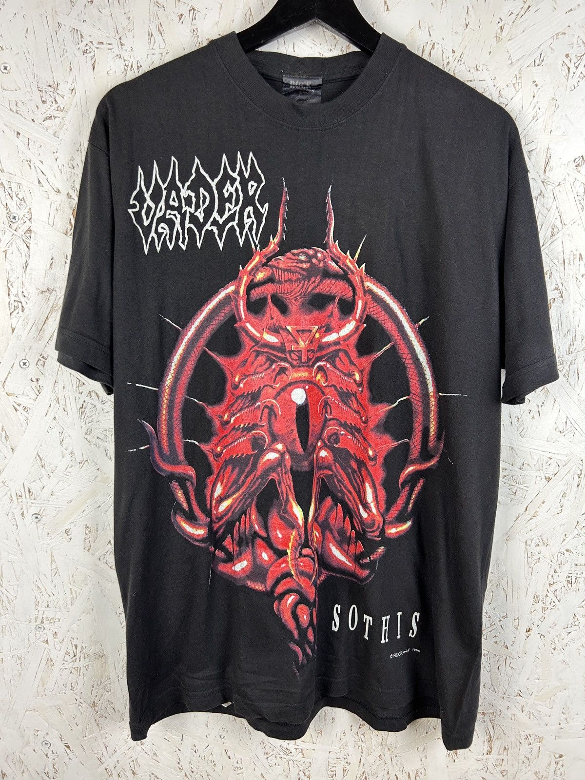 Band Tees 90s Vintage Vader 1995 Sothis Death Metal Band T-Shirt Size US L / EU 52-54 / 3 - 1 Thumbnail