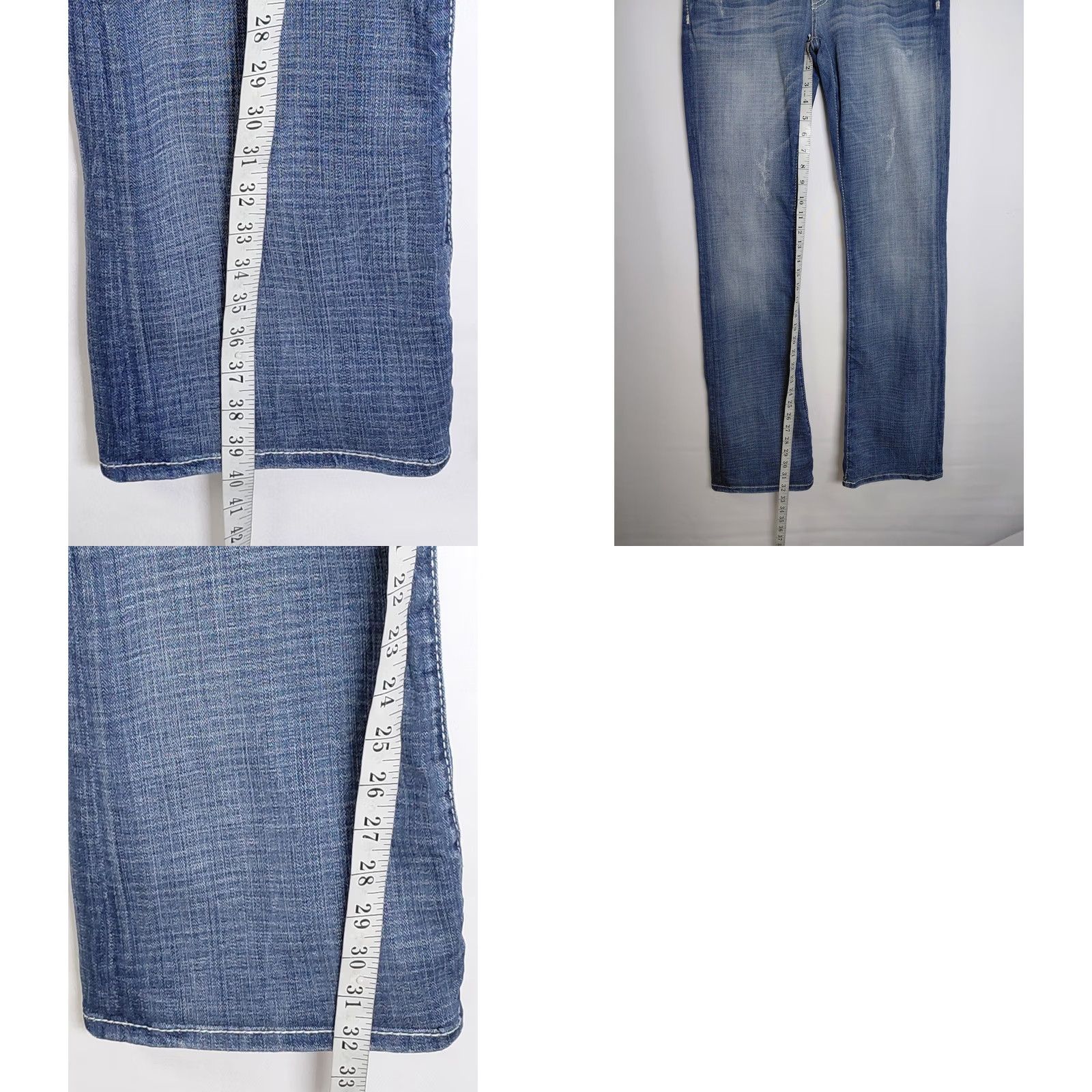 Vintage BIG STAR Sweet Boot Low-Rise Blue Denim Lucky Brand Jeans Women Size 28L Size 28" / US 6 / IT 42 - 9 Thumbnail