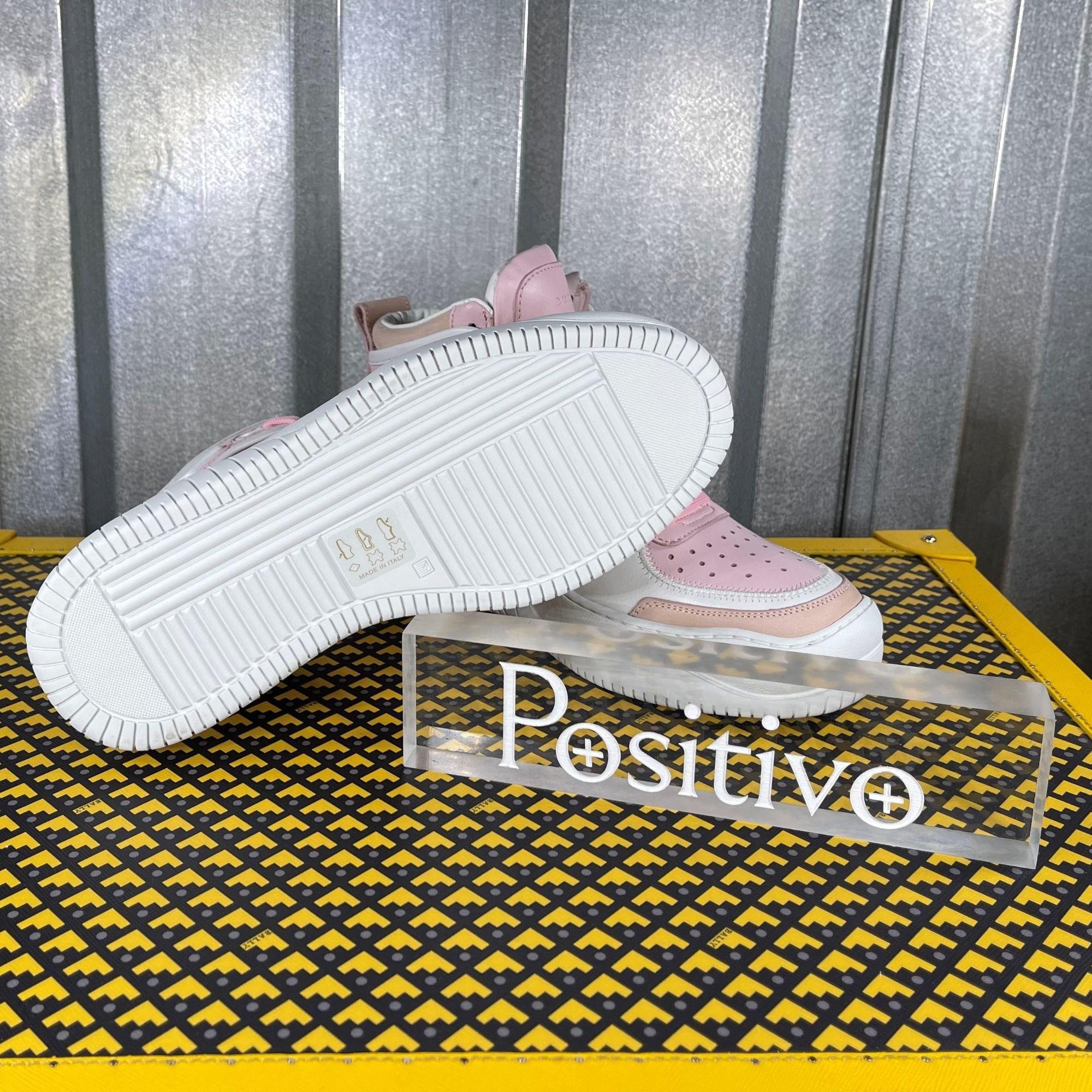 Buscemi Buscemi Basket Pink Leather High Top Sneakers US 5 EU 35 Size US 5 / IT 35 - 4 Thumbnail