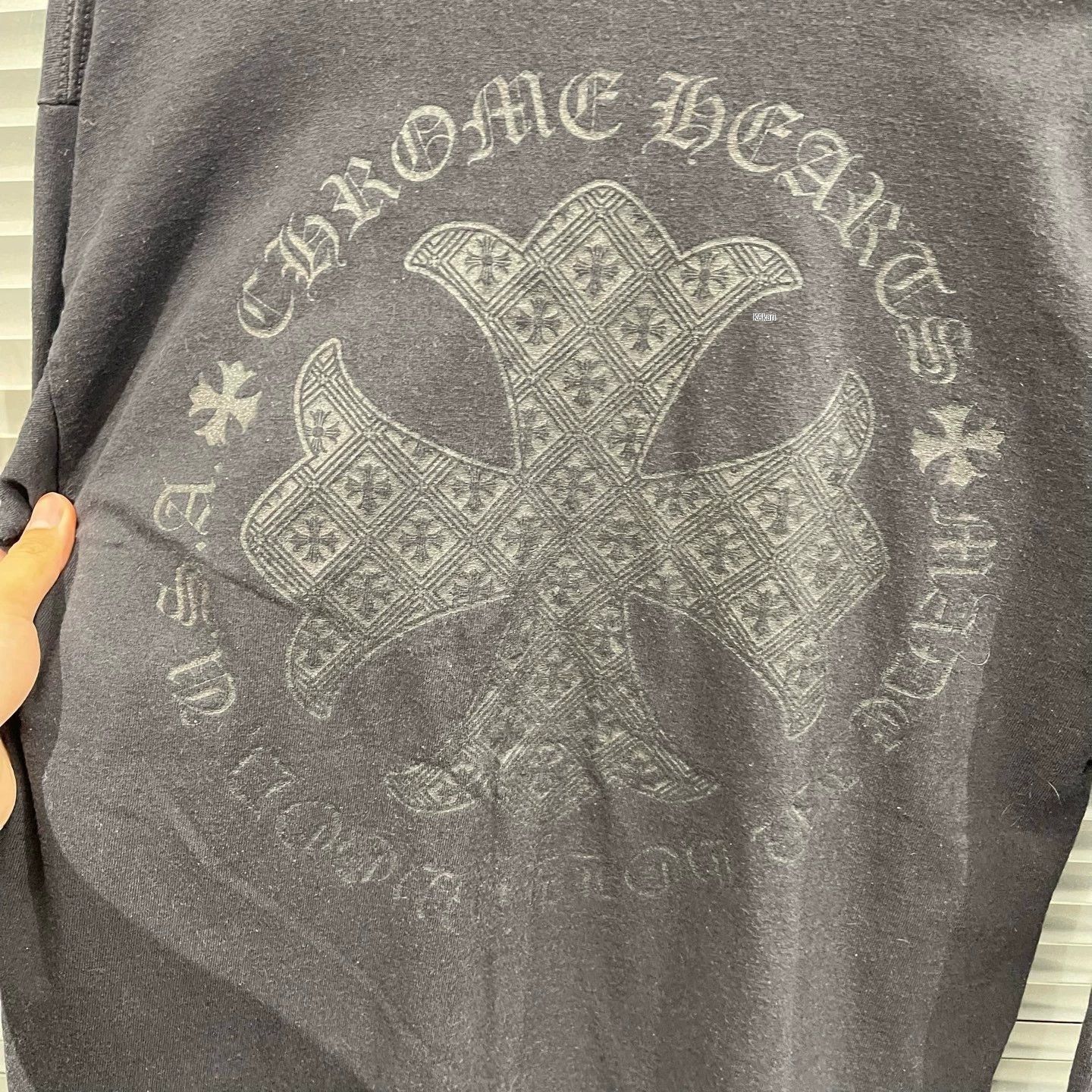 Chrome Hearts Black Long Sleeve Shirt with Chest Pocket Size US M / EU 48-50 / 2 - 5 Thumbnail