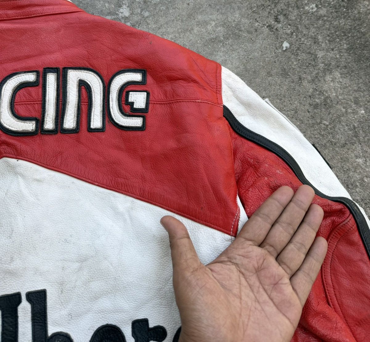 Marlboro Rare 90s Vintage Marlboro Racing Motorsport Leather Jacket Size US M / EU 48-50 / 2 - 4 Thumbnail