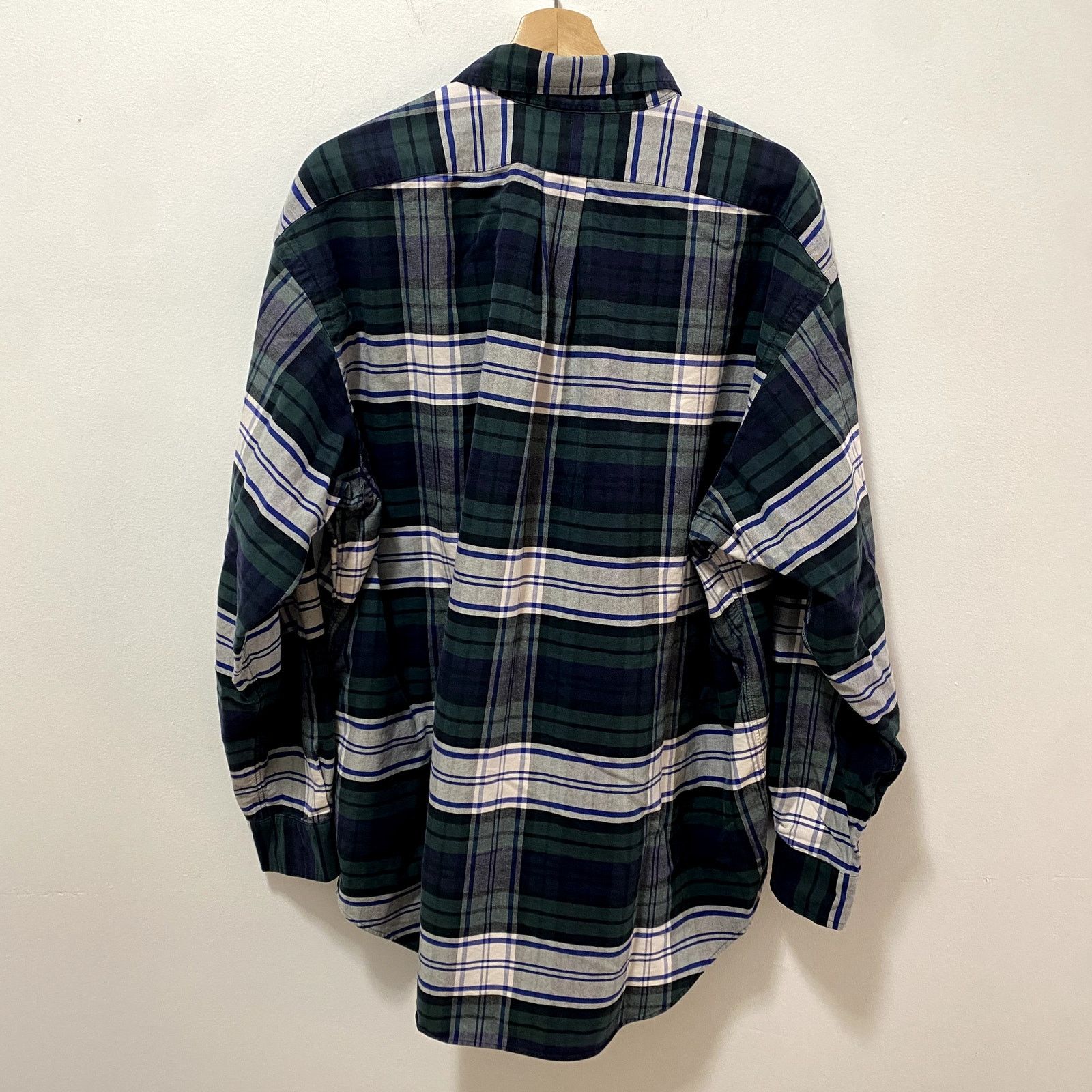 Polo Ralph Lauren Vintage Polo Ralph Lauren Big Shirt Plaid Button Up Size US XL / EU 56 / 4 - 4 Thumbnail