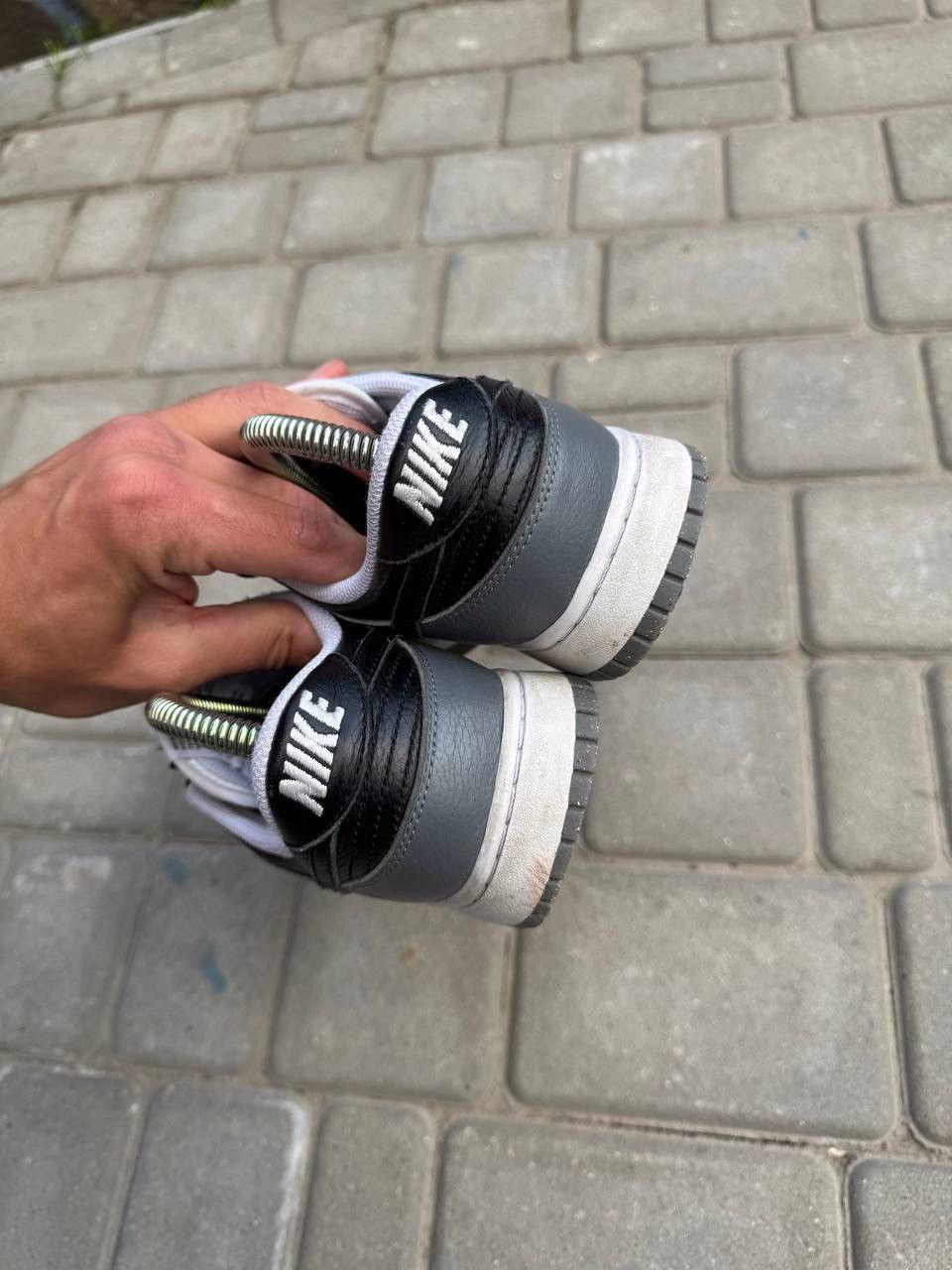 Nike Nike Dunk Low By You White Cool Grey Black Men Rare Size 6 Size US 7.5 / EU 40-41 - 9 Thumbnail