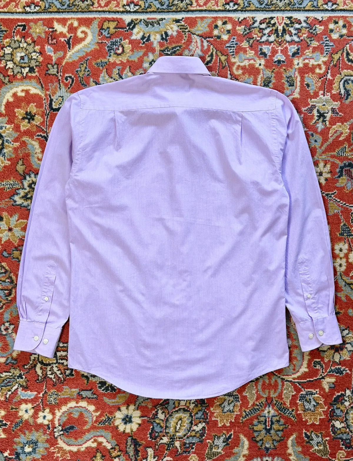 Yves Saint Laurent Yves Saint Laurent Logo Purple Shirt Size US L / EU 52-54 / 3 - 9 Thumbnail