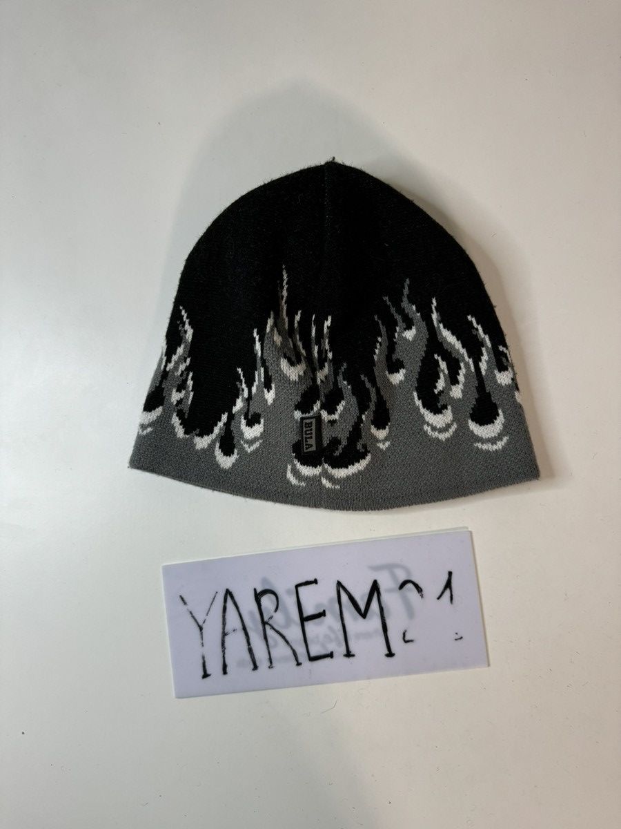 Vintage Fire flame vintage hat cap Size ONE SIZE - 2 Thumbnail