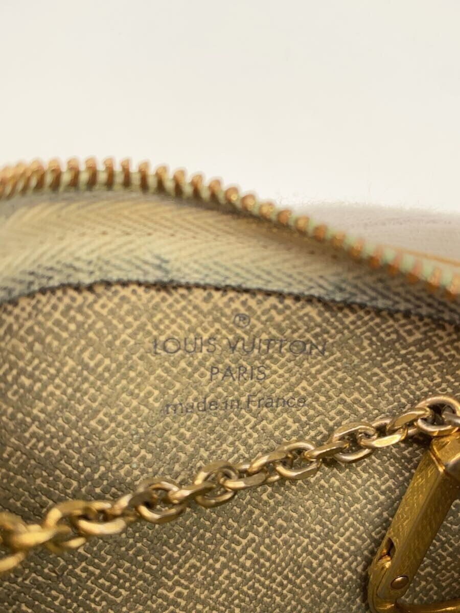 Louis Vuitton Louis Vuitton Damier Azur Pochette Clé White Size ONE SIZE - 3 Thumbnail