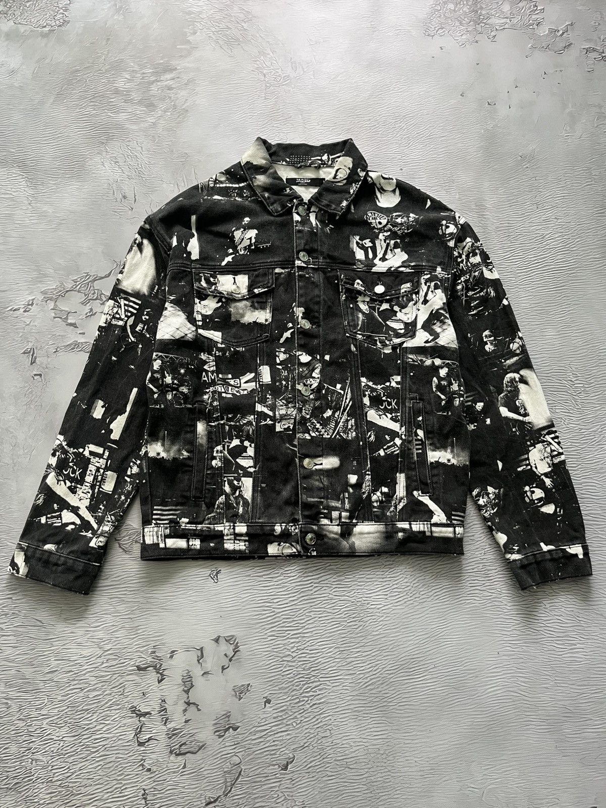 Band Tees Jaded London Cotton Jacket Denim Rock Band Black Size US S / EU 44-46 / 1 - 2 Thumbnail