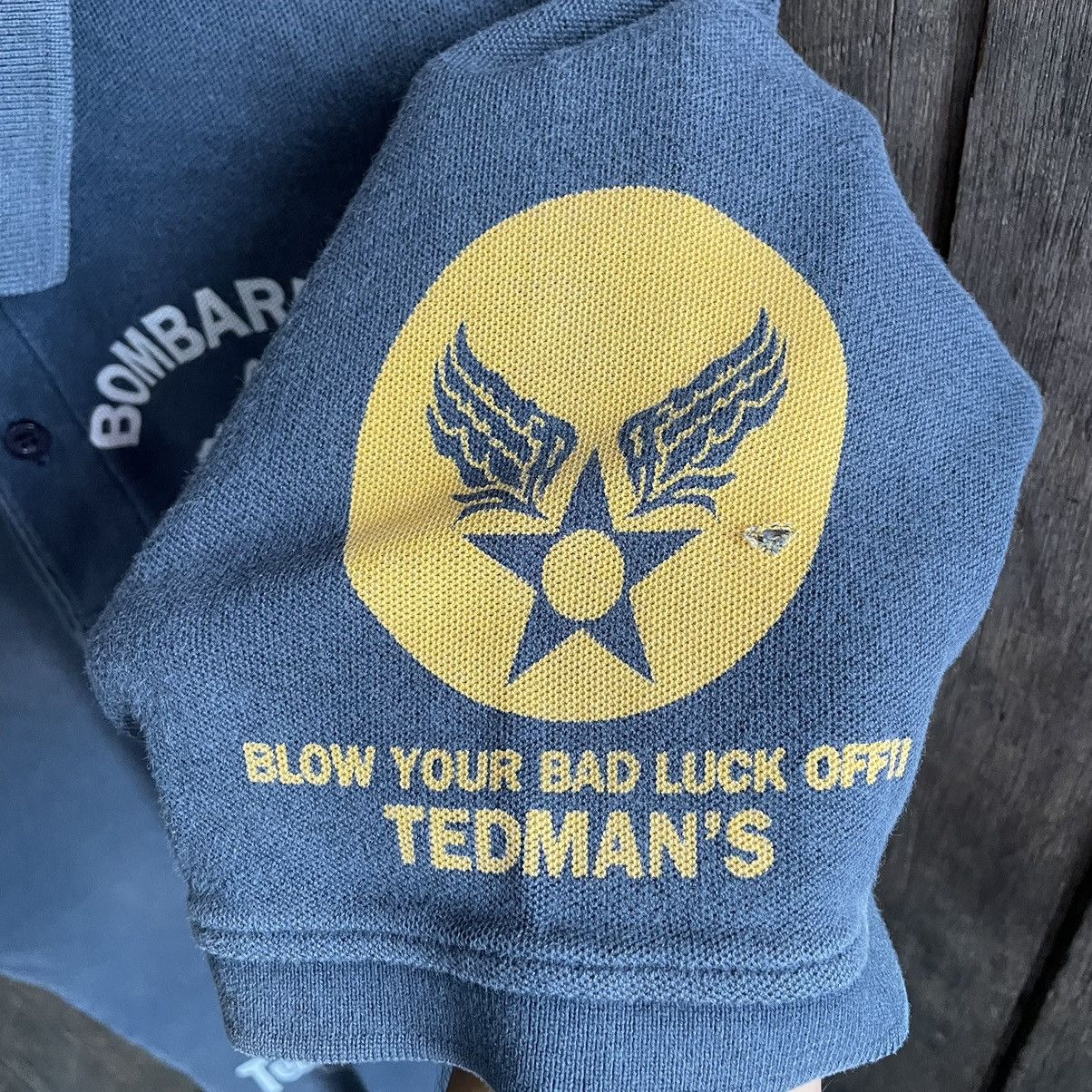 Vintage Vintage Tedman’s Bombardment Fighter Group Polo Shirt Size US M / EU 48-50 / 2 - 5 Thumbnail