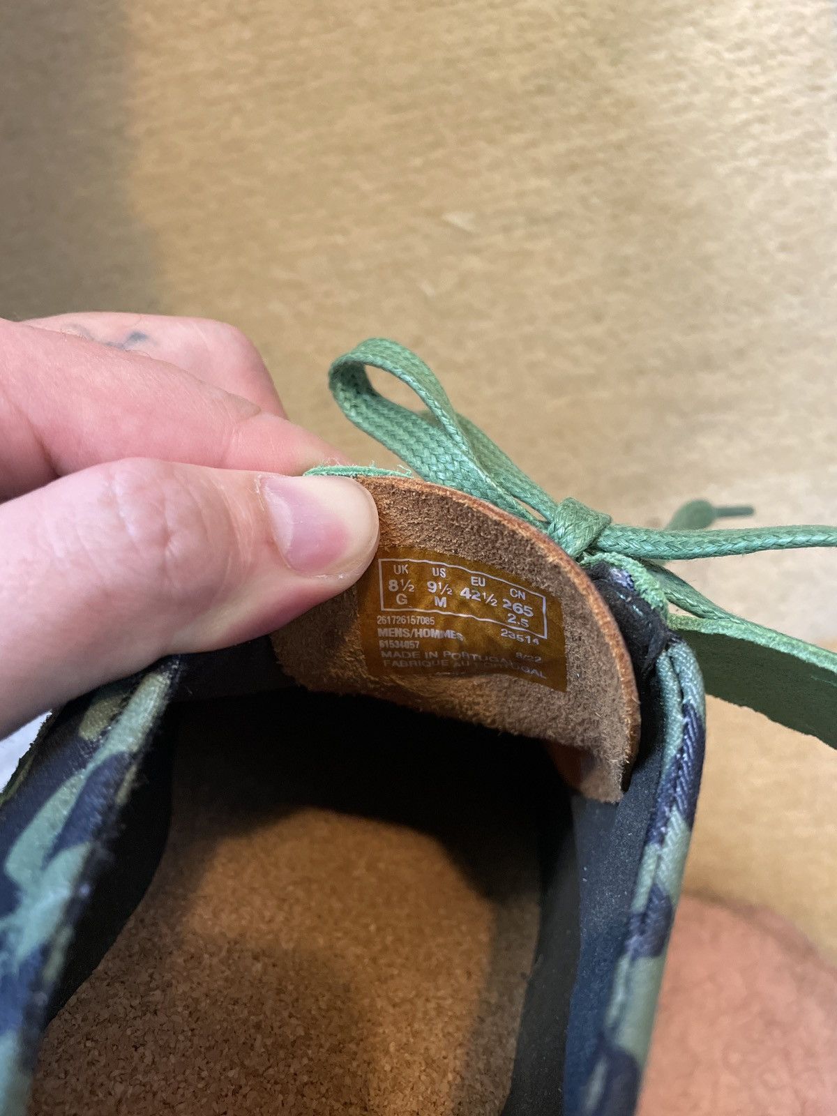 Clarks × Salehe Bembury Salehe Bembury Clark’s Originals Luther Cupsole Dark Green Size US 9.5 / EU 42-43 - 7 Thumbnail