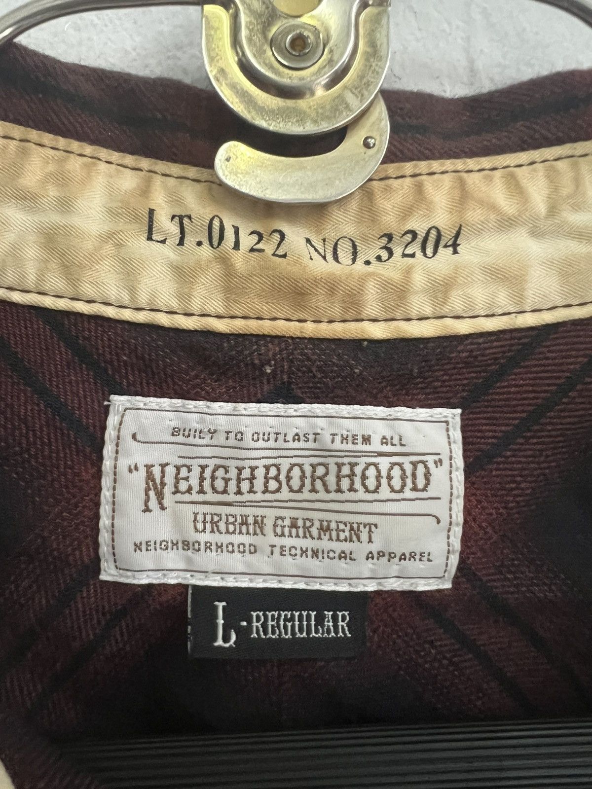 Garment Reproduction of Workers × Neighborhood AW12 Neighborhood Tech Beauty Plaid Nel Checked Flannel Jkt Size US L / EU 52-54 / 3 - 9 Thumbnail