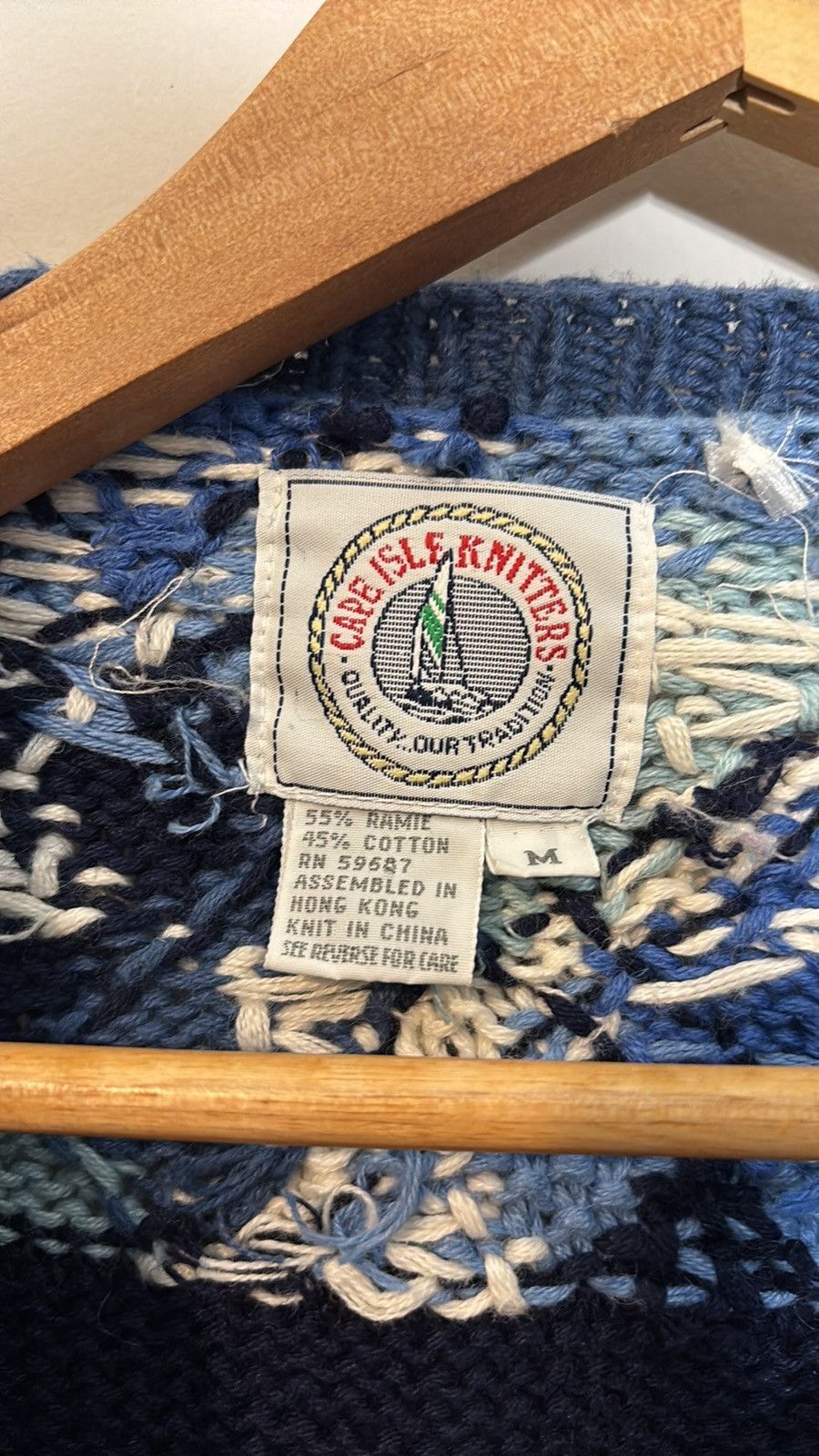 Vintage Vintage Cape Isle Knitters Sweater Size M / US 6-8 / IT 42-44 - 4 Thumbnail