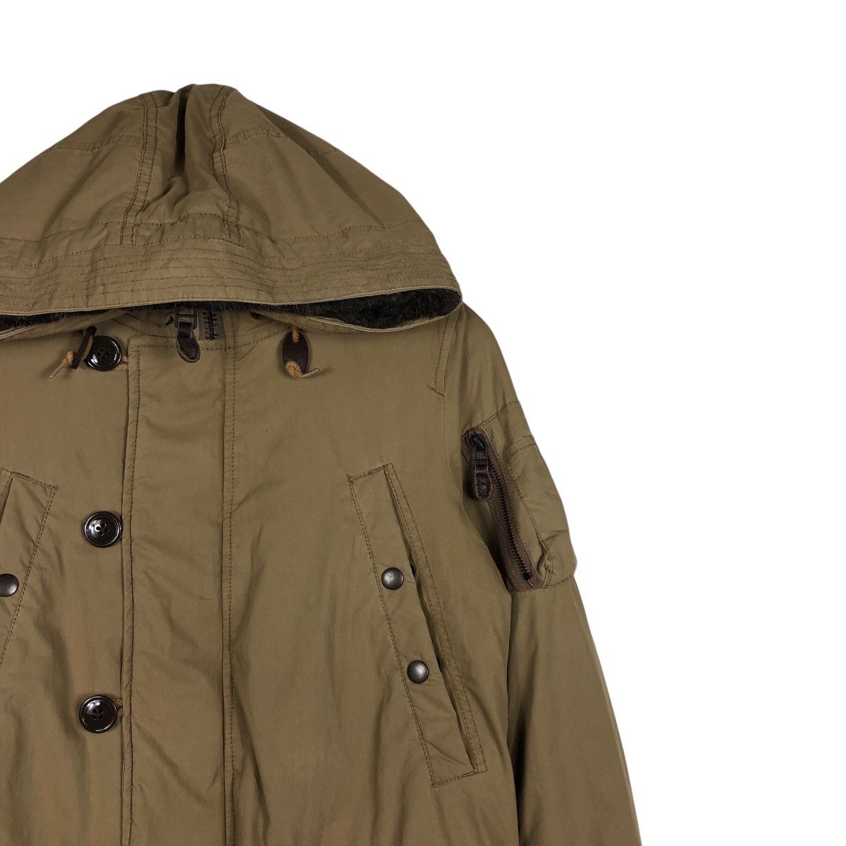 Japanese Brand 📌Vintage Parka Jacket Johnbull Mink Fur Hoodie LGB Chore Size US S / EU 44-46 / 1 - 7 Thumbnail
