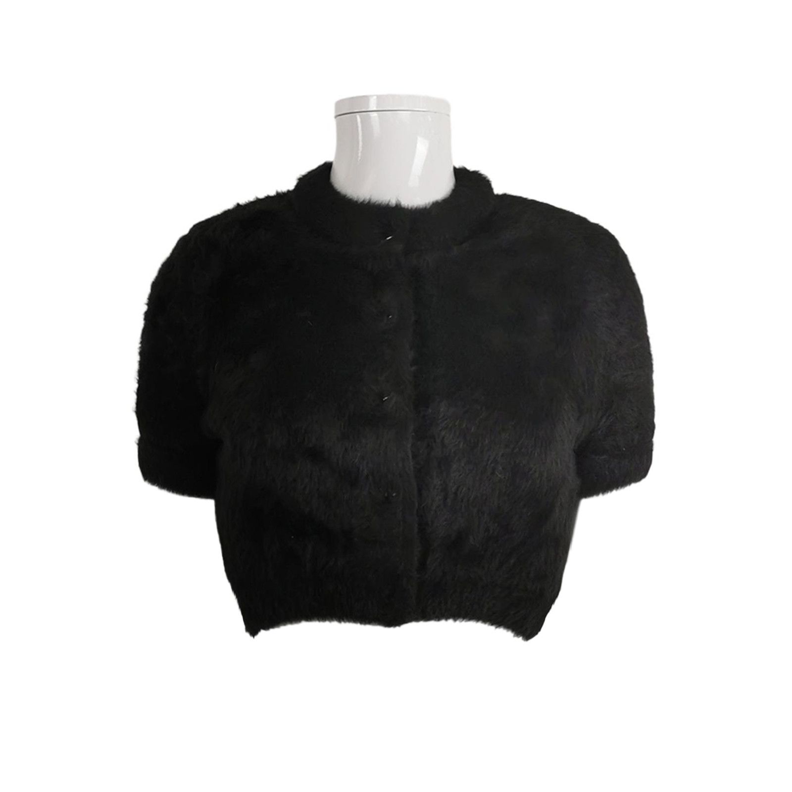 Alexander Wang Alexander Wang Faux Fur Crewneck Jacket Size S Size S / US 4 / IT 40 - 1 Thumbnail