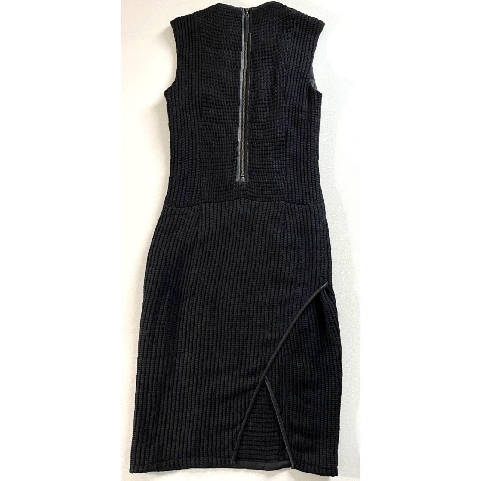 Helmut Lang VINTAGE Helmut Lang Sleeveless Midi Dress Bodycon Black Size 4 Womens Size S / US 4 / IT 40 - 4 Thumbnail