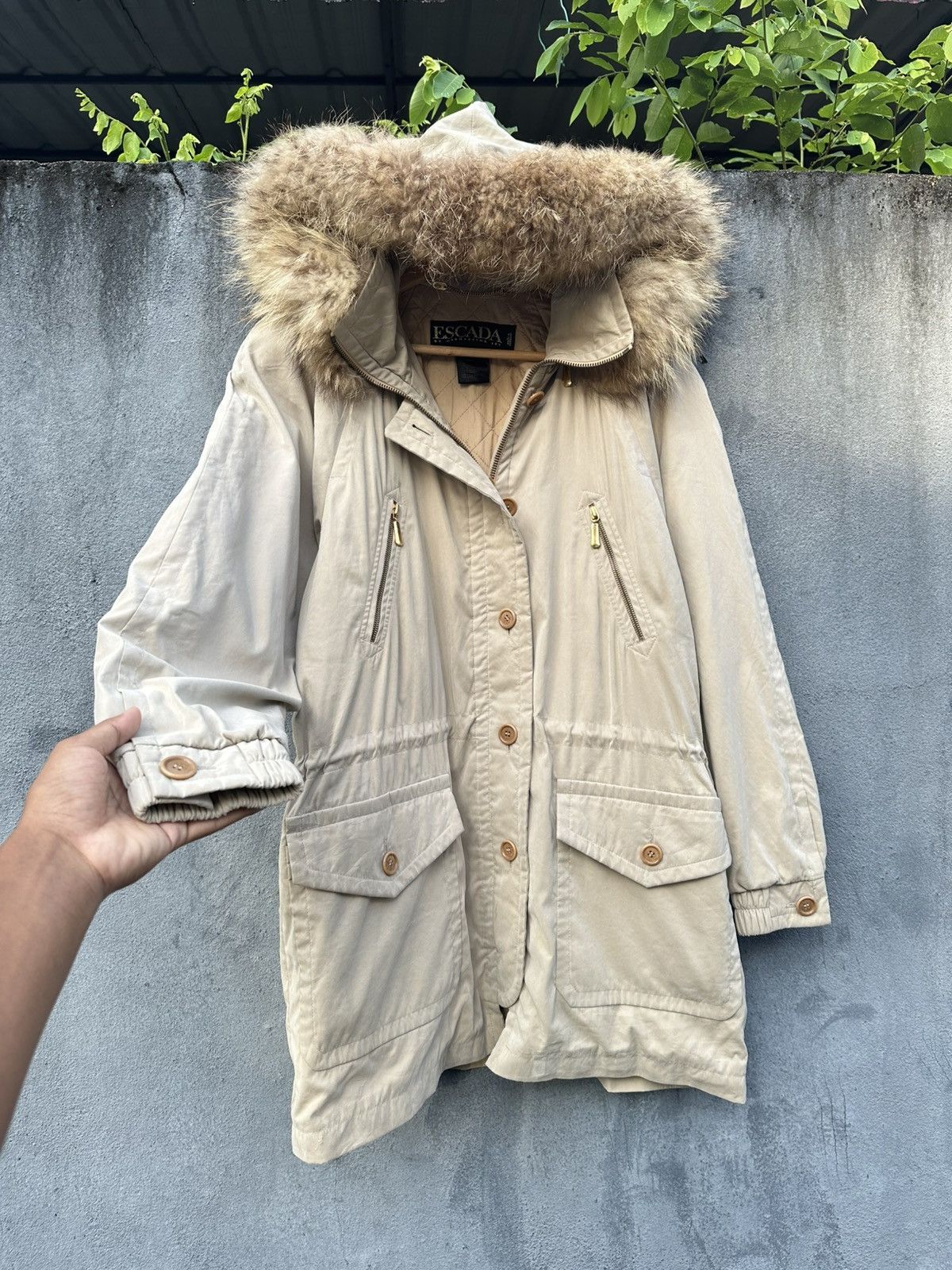 Escada 👹Escada By Margaretta Parka Jacket Size US L / EU 52-54 / 3 - 6 Thumbnail