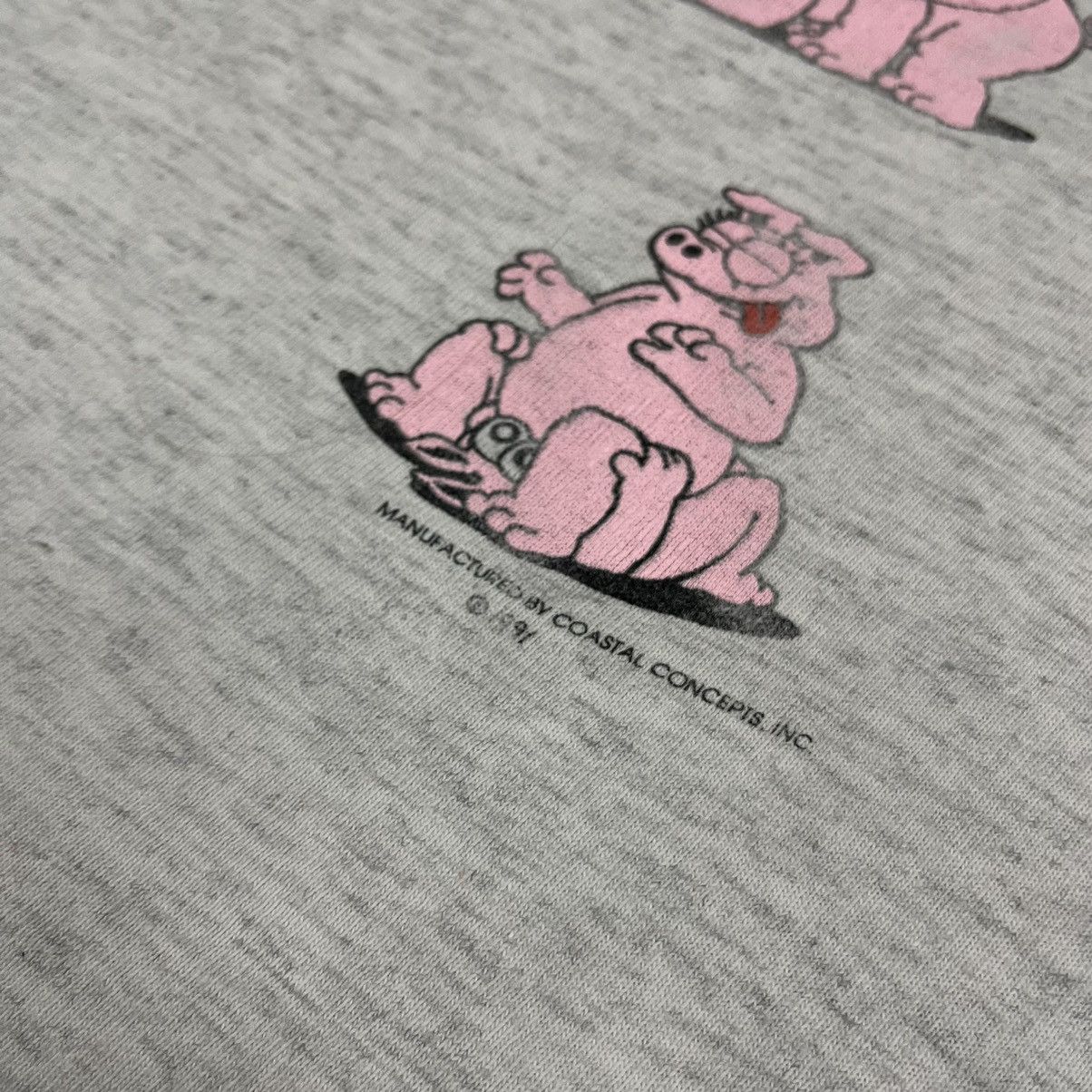 Vintage Vintage Humor sex position pig y2k AOP tee 1991 Size US XL / EU 56 / 4 - 4 Thumbnail