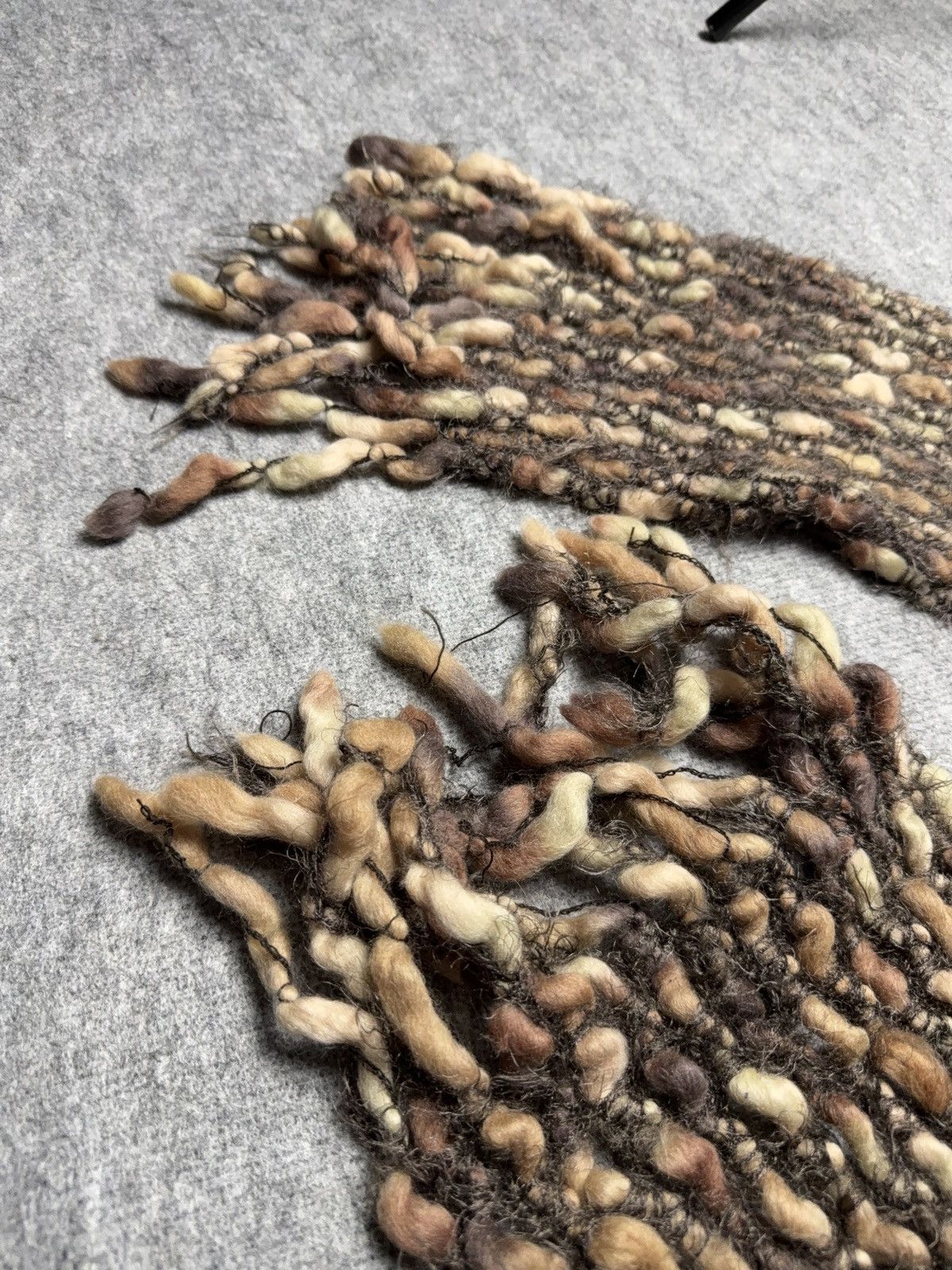 Japanese Brand Avant Garde japanese fuzzy mohair Opium scarf vintage y2k Size ONE SIZE - 4 Thumbnail