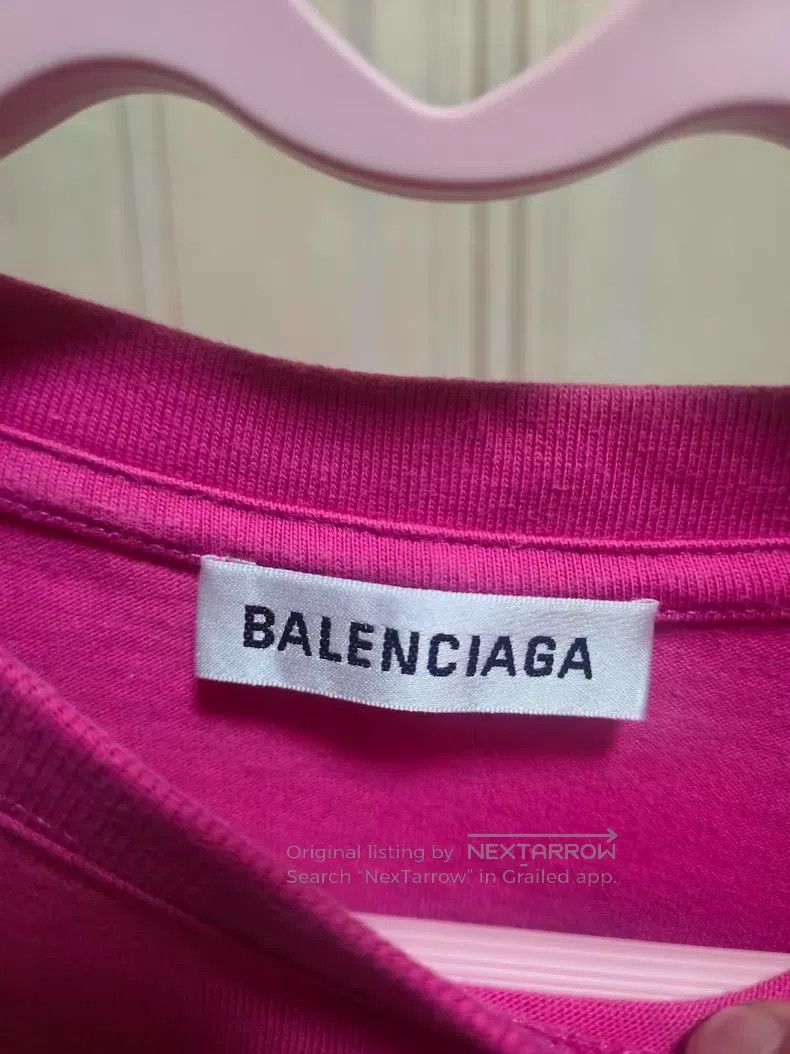 Balenciaga Balenciaga Pink Short Sleeve T-Shirt Size US XS / EU 42 / 0 - 4 Thumbnail