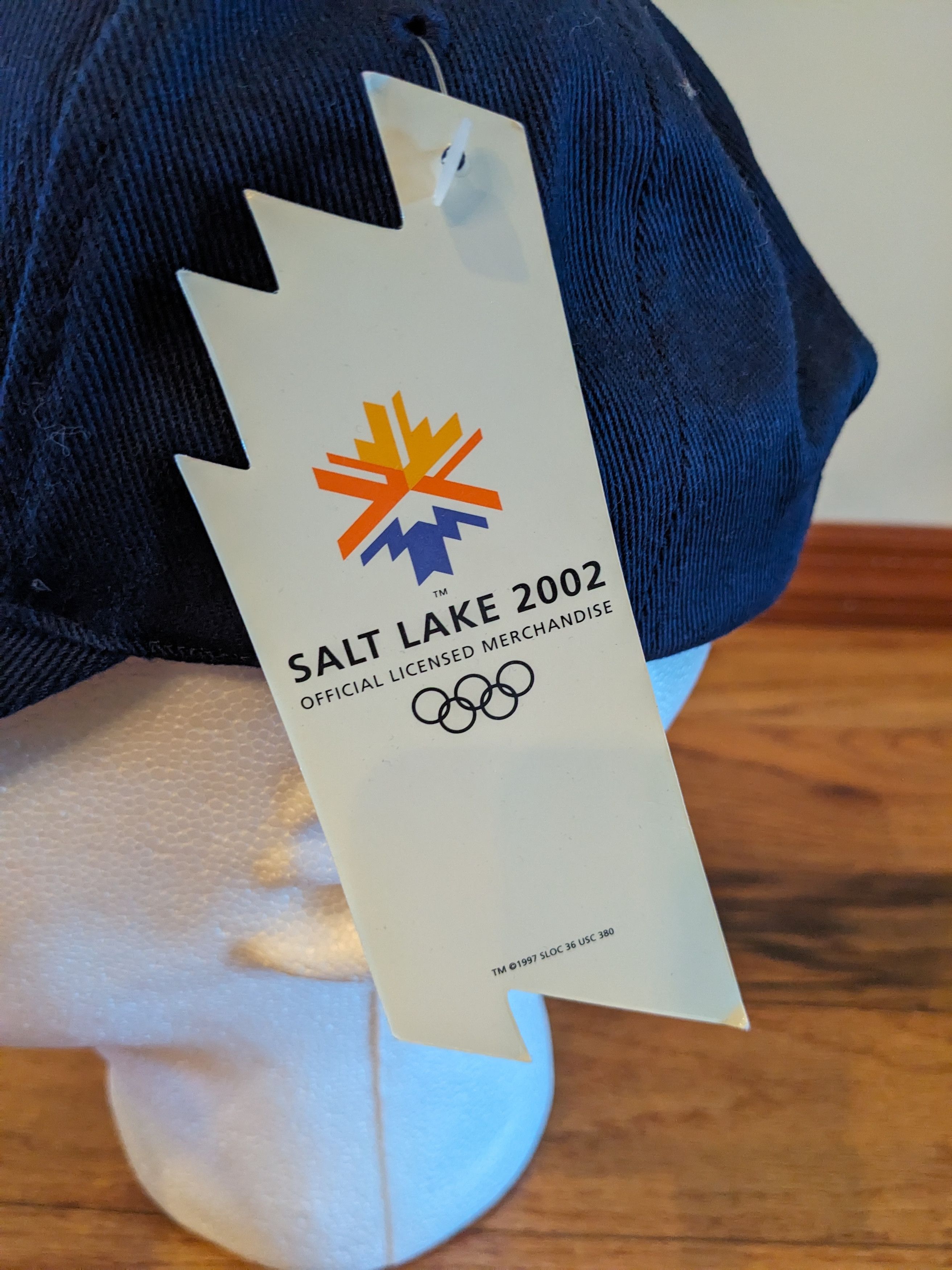 USA Olympics × Vintage Vintage Salt Lake 2002 Olympics New Blue Hat Size ONE SIZE - 3 Thumbnail