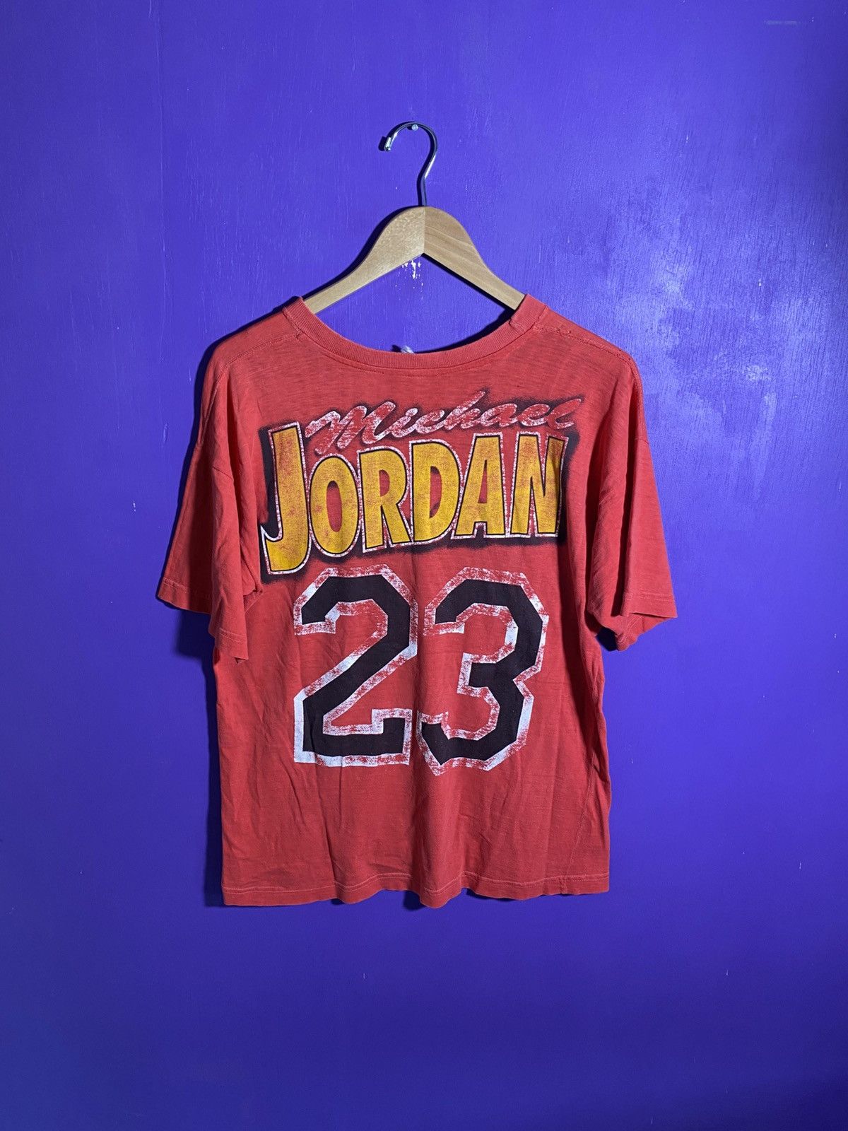 NBA × Vintage Vintage 90s Michael Jordan Chicago bulls t-shirt Size US L / EU 52-54 / 3 - 2 Thumbnail