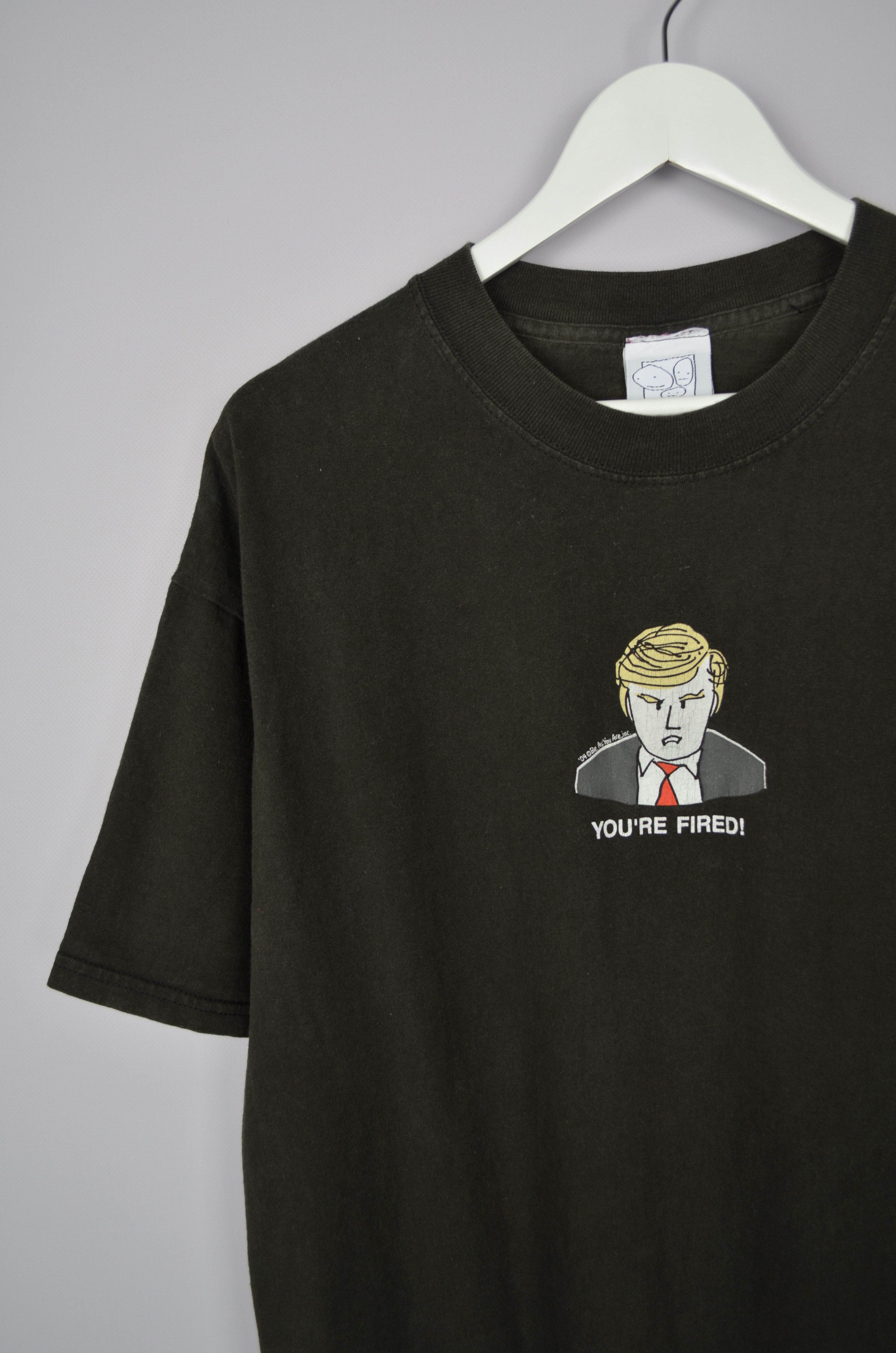 Donald Trump × Vintage 2004 The Apprentice DONALD TRUMP "You're Fired!" Logo Tee Size US XL / EU 56 / 4 - 4 Thumbnail