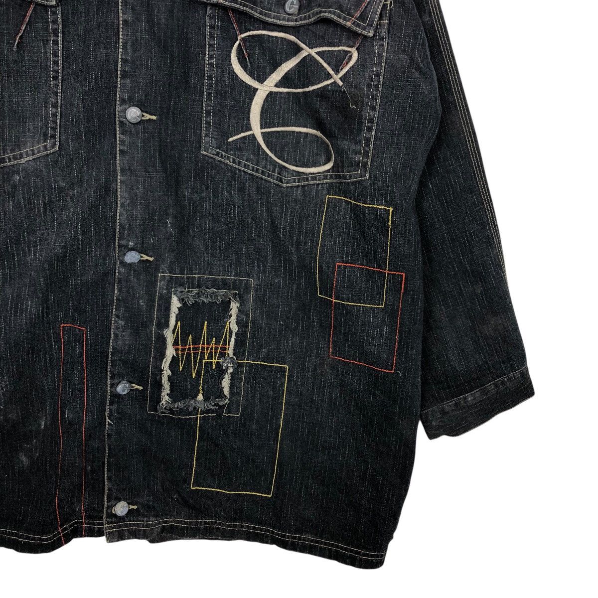 Japanese Brand 📌Vintage Biker Jacket Punk Design Counter Attack Size US M / EU 48-50 / 2 - 6 Thumbnail