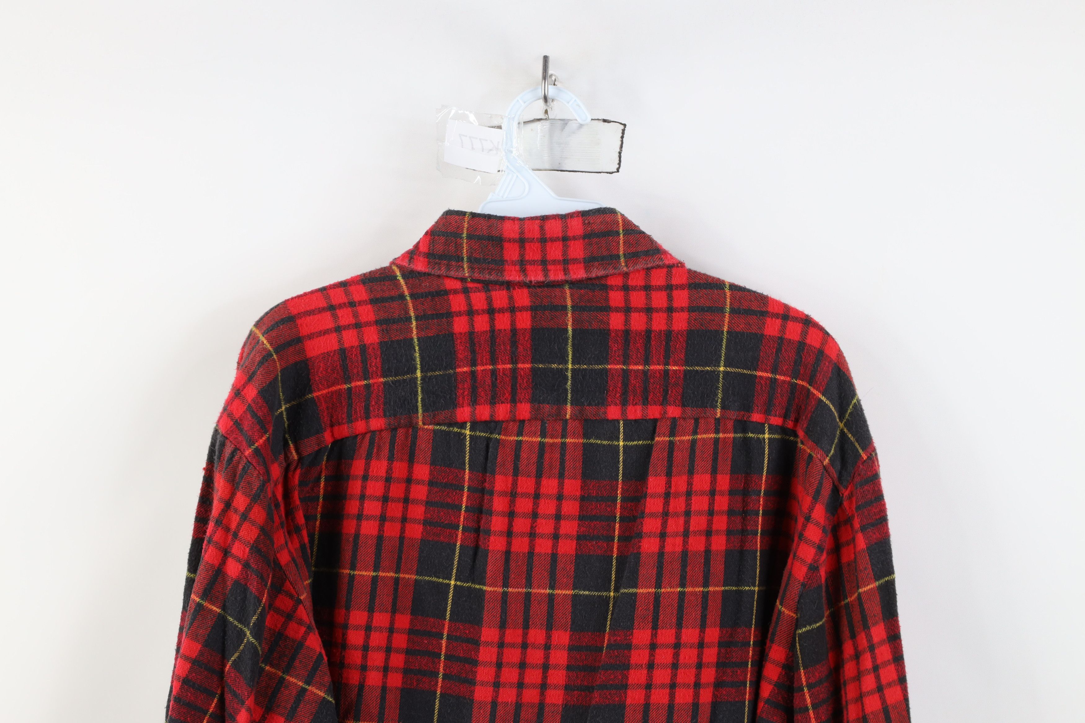 Vintage Vintage 70s Streetwear Flannel Collared Button Shirt Plaid Size US L / EU 52-54 / 3 - 9 Thumbnail