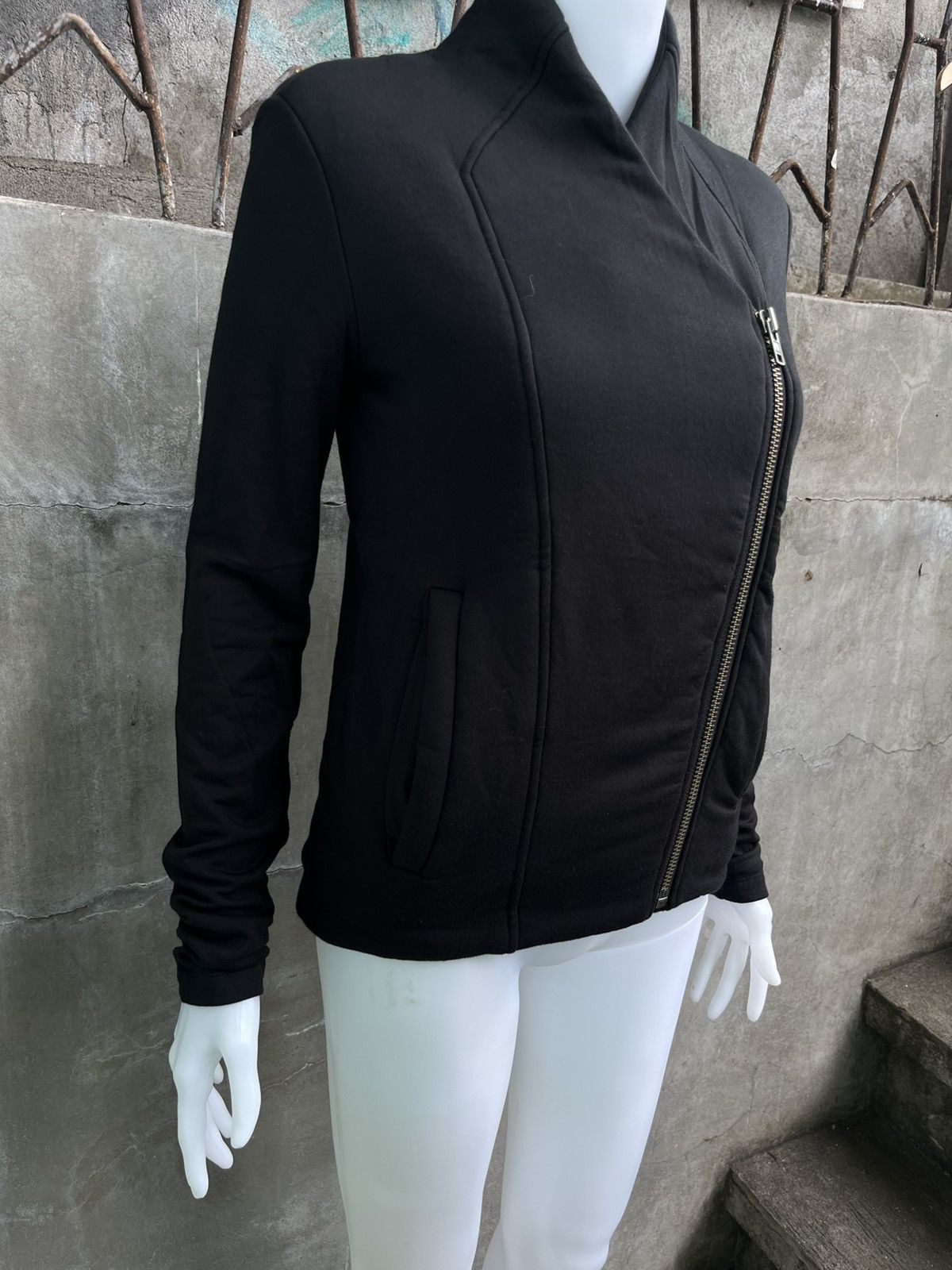 Helmut Lang Scarfed Bikers Jacket Size M / US 6-8 / IT 42-44 - 3 Thumbnail