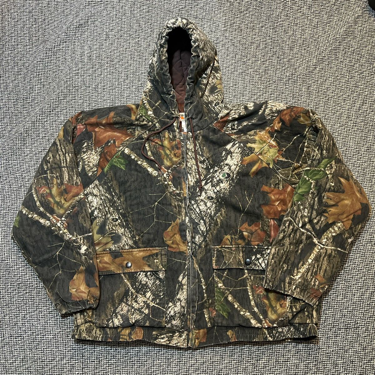 Mossy Oaks × Russell Athletic Vintage Russell Outdoors Mossy Oak Hunting full zip hoodie Size US L / EU 52-54 / 3 - 1 Thumbnail