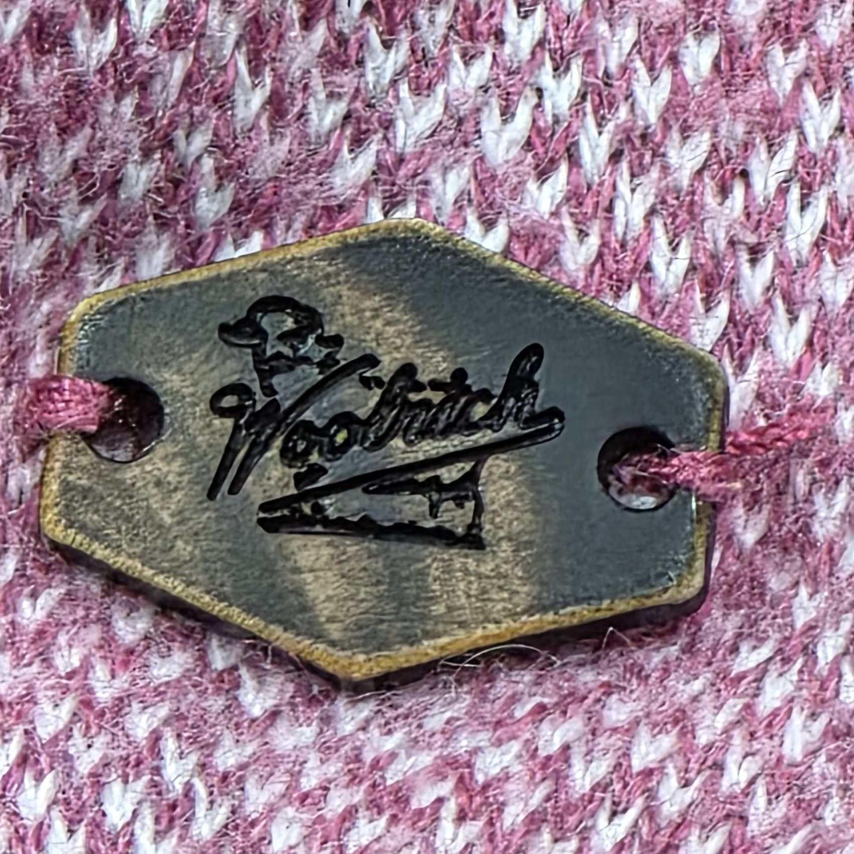 Vintage Woolrich Mens V-Neck Sweater Pink Waffle Knit M Cashmere Cotton Pullover Knit Shirt Size US M / EU 48-50 / 2 - 5 Thumbnail