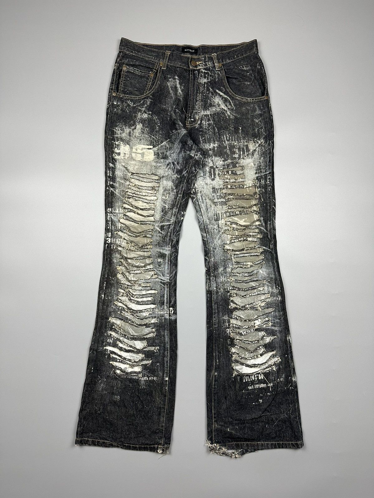 Japanese Brand × Seditionaries 🔥RARE🔥HN+DIE SEDITIONARIES TRASHED FALRE DENIM Size US 32 / EU 48 - 1 Thumbnail