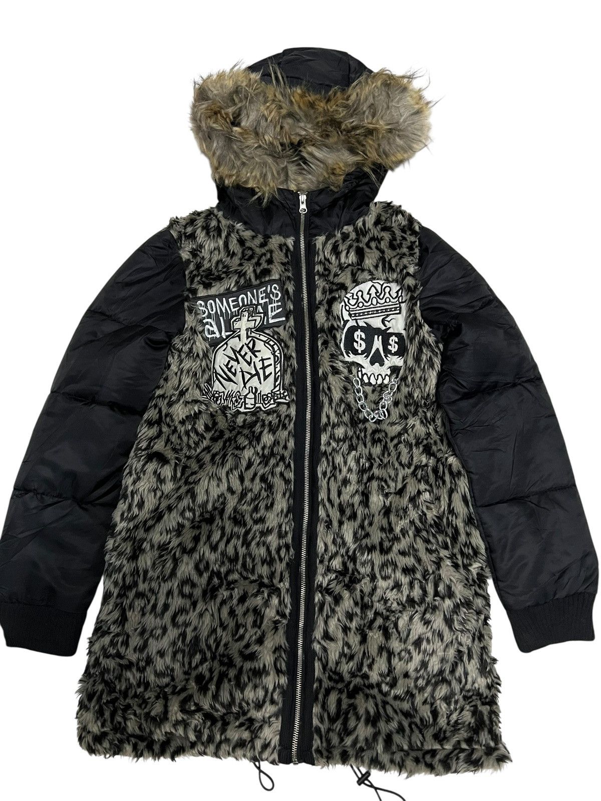 If Six Was Nine 💥Rare💥Glad News Fur Hoodie If Six Was Nine Style Jacket Size US S / EU 44-46 / 1 - 1 Thumbnail