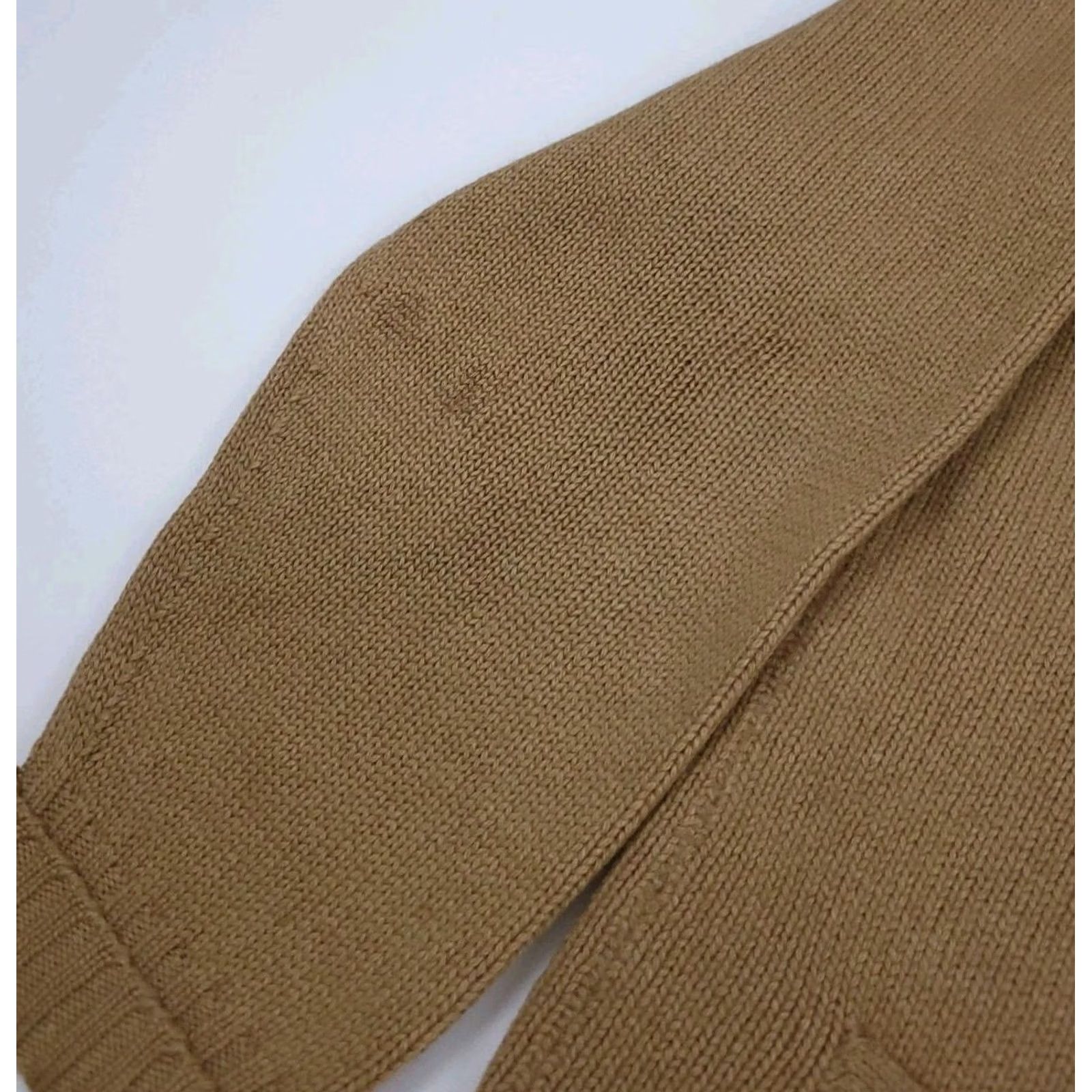 Camel Vintage Atkinsons Cardigan Sweater 100% Camel Hair Knit 40s 50s Scotland Worn Size US S / EU 44-46 / 1 - 5 Thumbnail