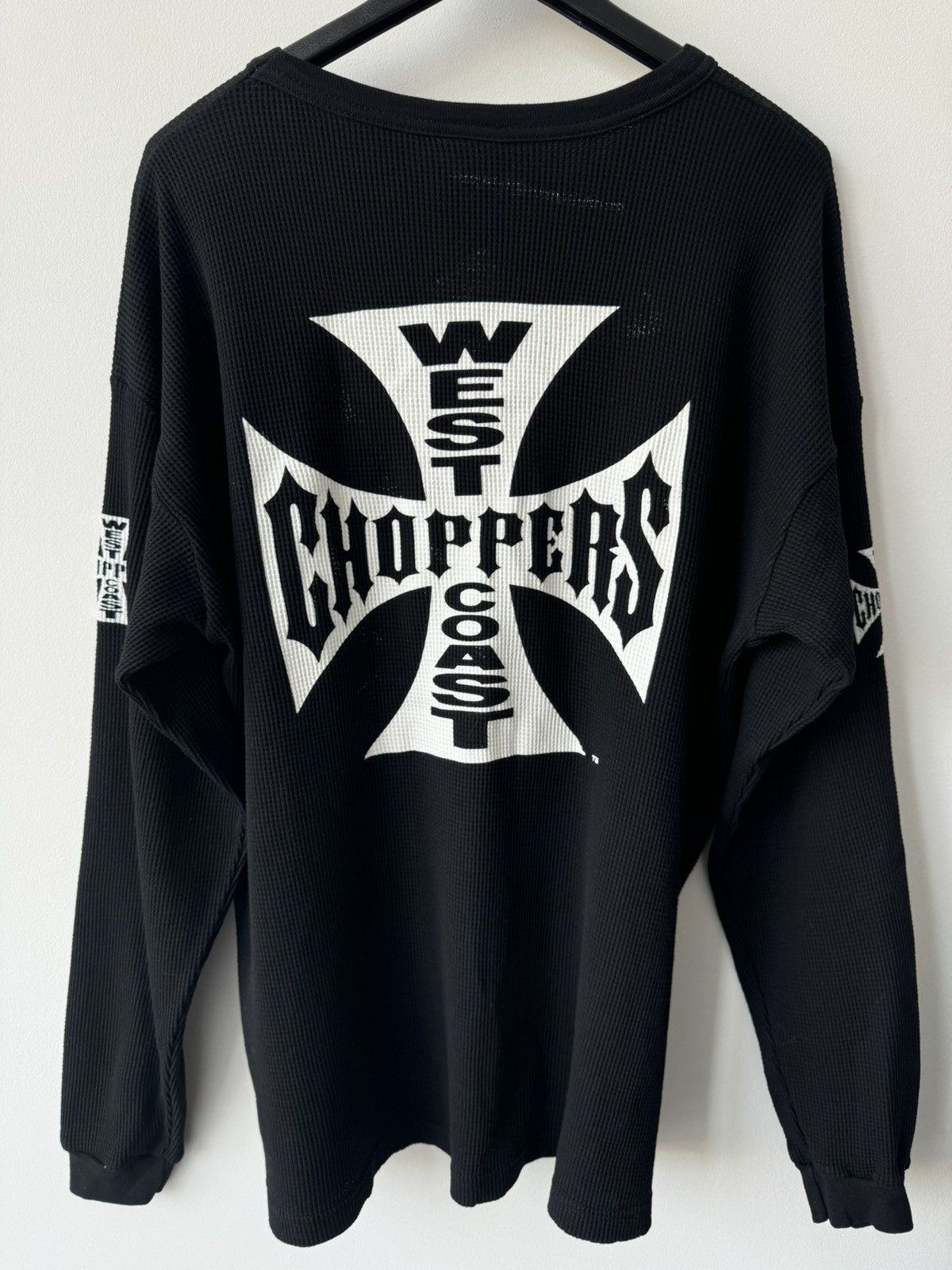 Vintage VINTAGE 90s WEST COAST CHOPPERS THERMAL OVERSIZED FADED RARE Size US XL / EU 56 / 4 - 5 Thumbnail