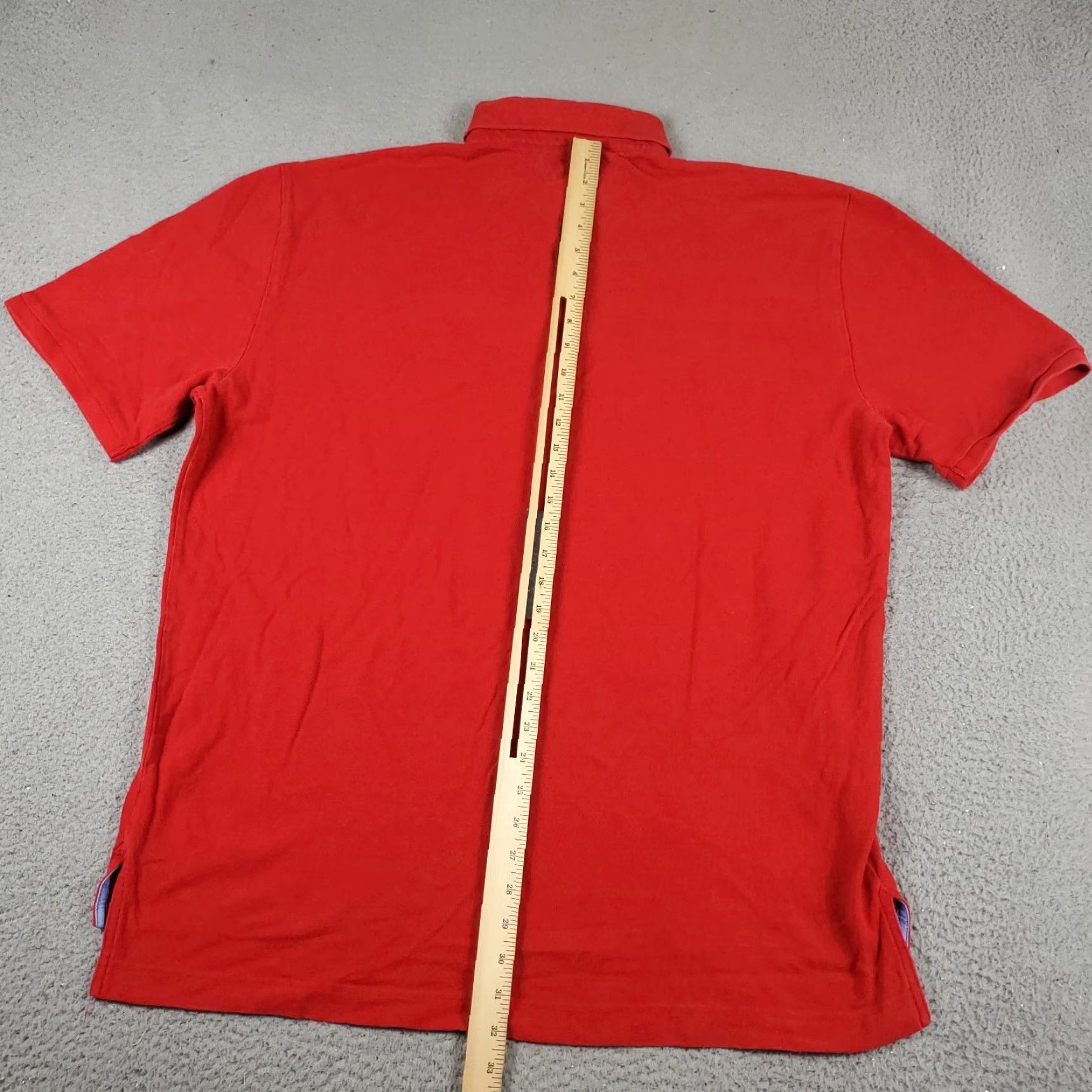 Tommy Hilfiger Tommy Hilfiger Polo Shirt Mens 2XL Red Short Sleeve 100% Cotton Size US XXL / EU 58 / 5 - 5 Thumbnail