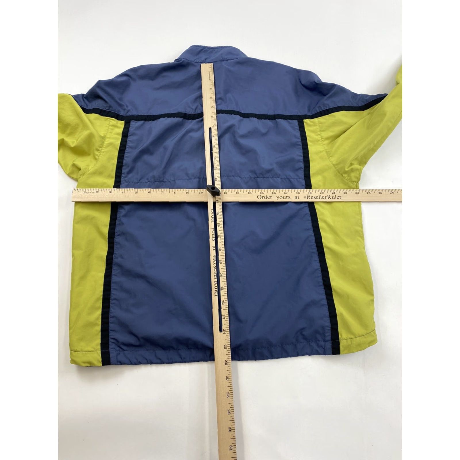 Nike VINTAGE Nike Windbreaker Jacket Womens Large L Green Grey Activewear Size L / US 10 / IT 46 - 4 Thumbnail