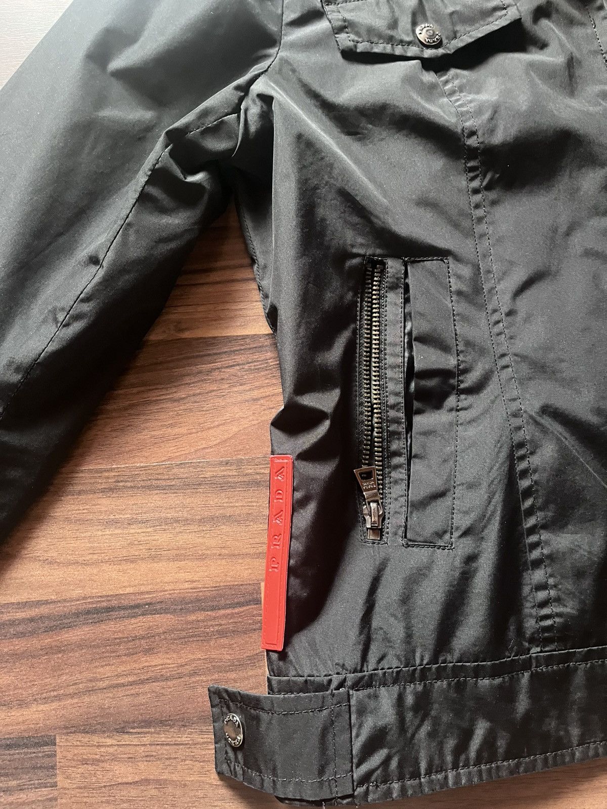 Prada Prada nylon biker jacket ss06 Size US M / EU 48-50 / 2 - 2 Thumbnail