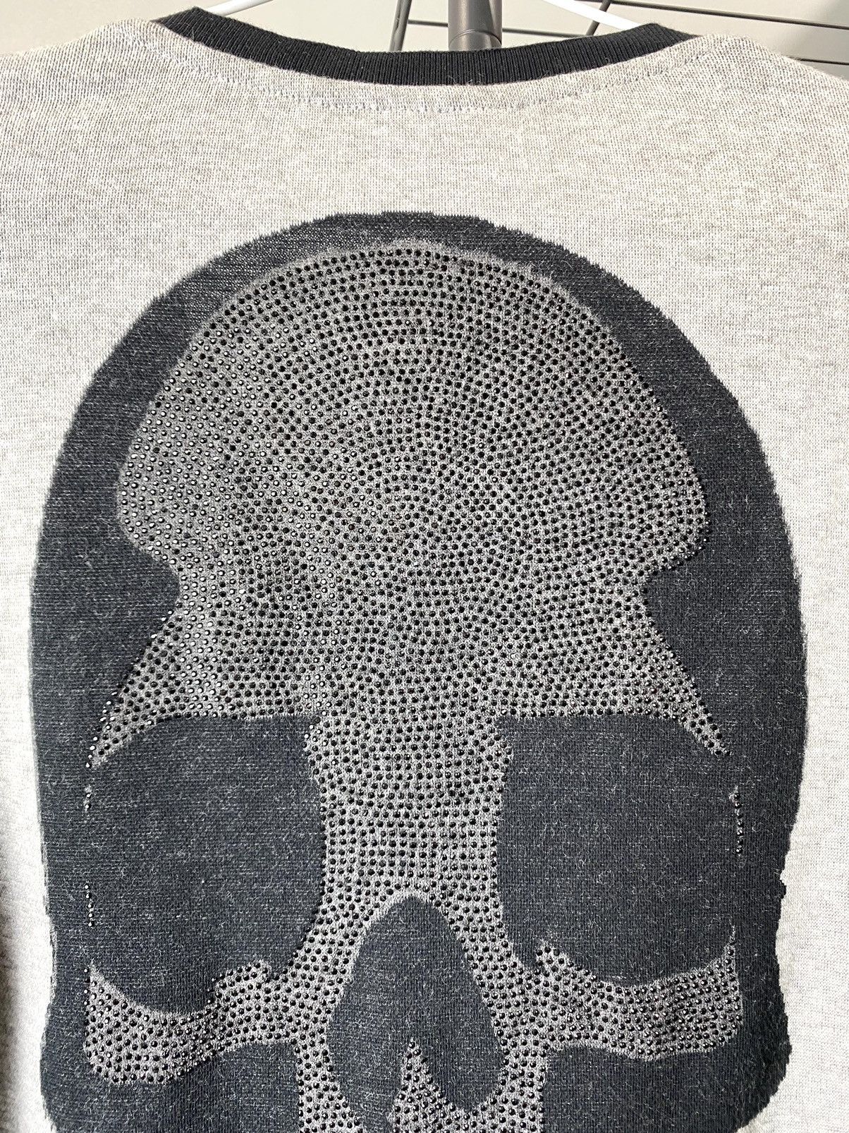 Philipp Plein 💥Rare! CRAZY Philipp Plein Rhinestones Scull Sweater Size US M / EU 48-50 / 2 - 10 Thumbnail