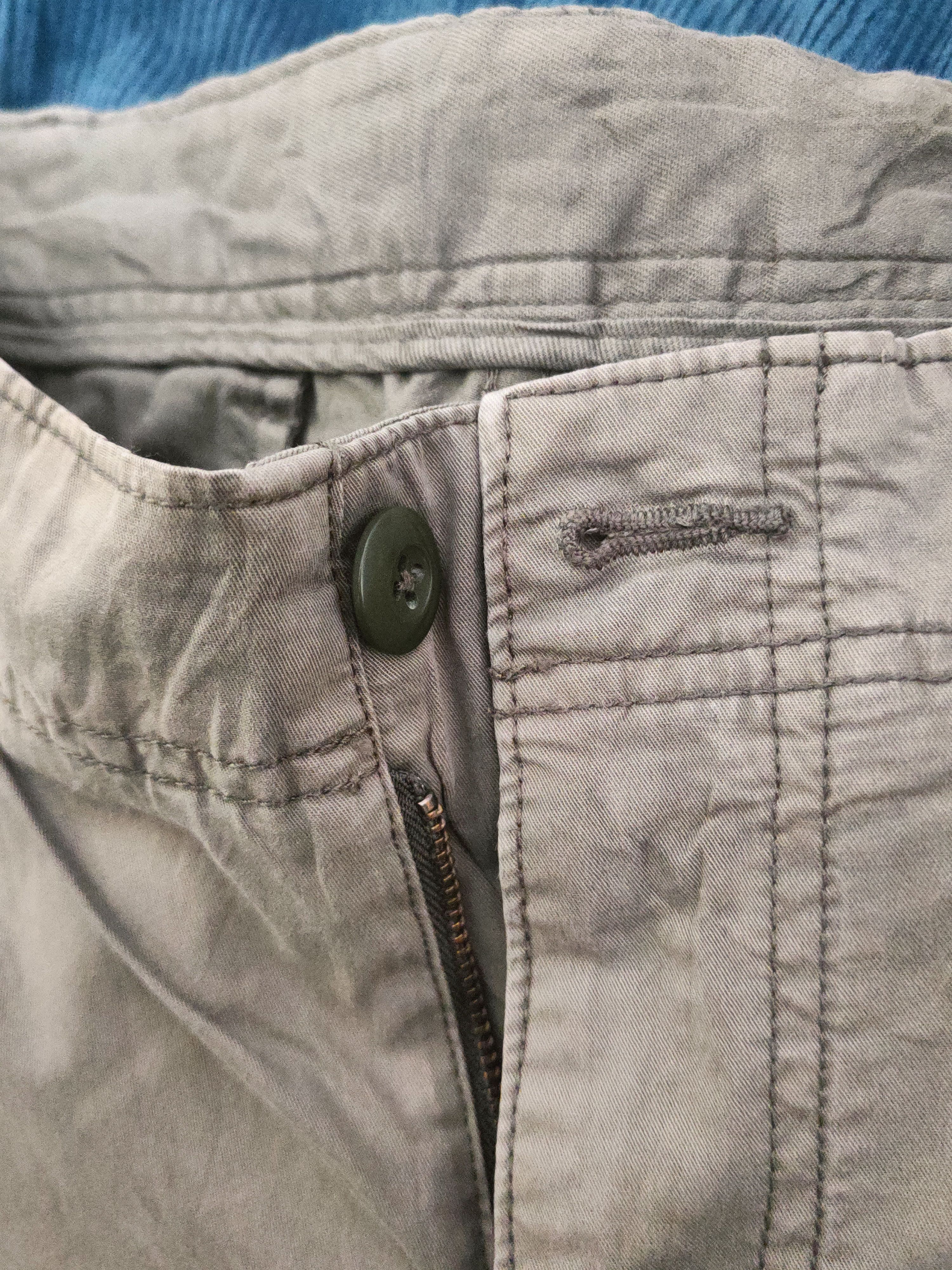 Japanese Brand DL Uniqlo Army Green Multipocket Cargo Pants #46-867 Size US 33 - 14 Thumbnail