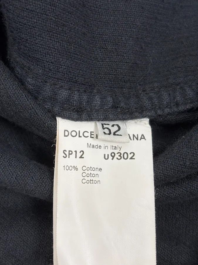 Dolce & Gabbana 2000s Dolce & Gabbana Navy Cordurroy Jacket Size US L / EU 52-54 / 3 - 11 Thumbnail