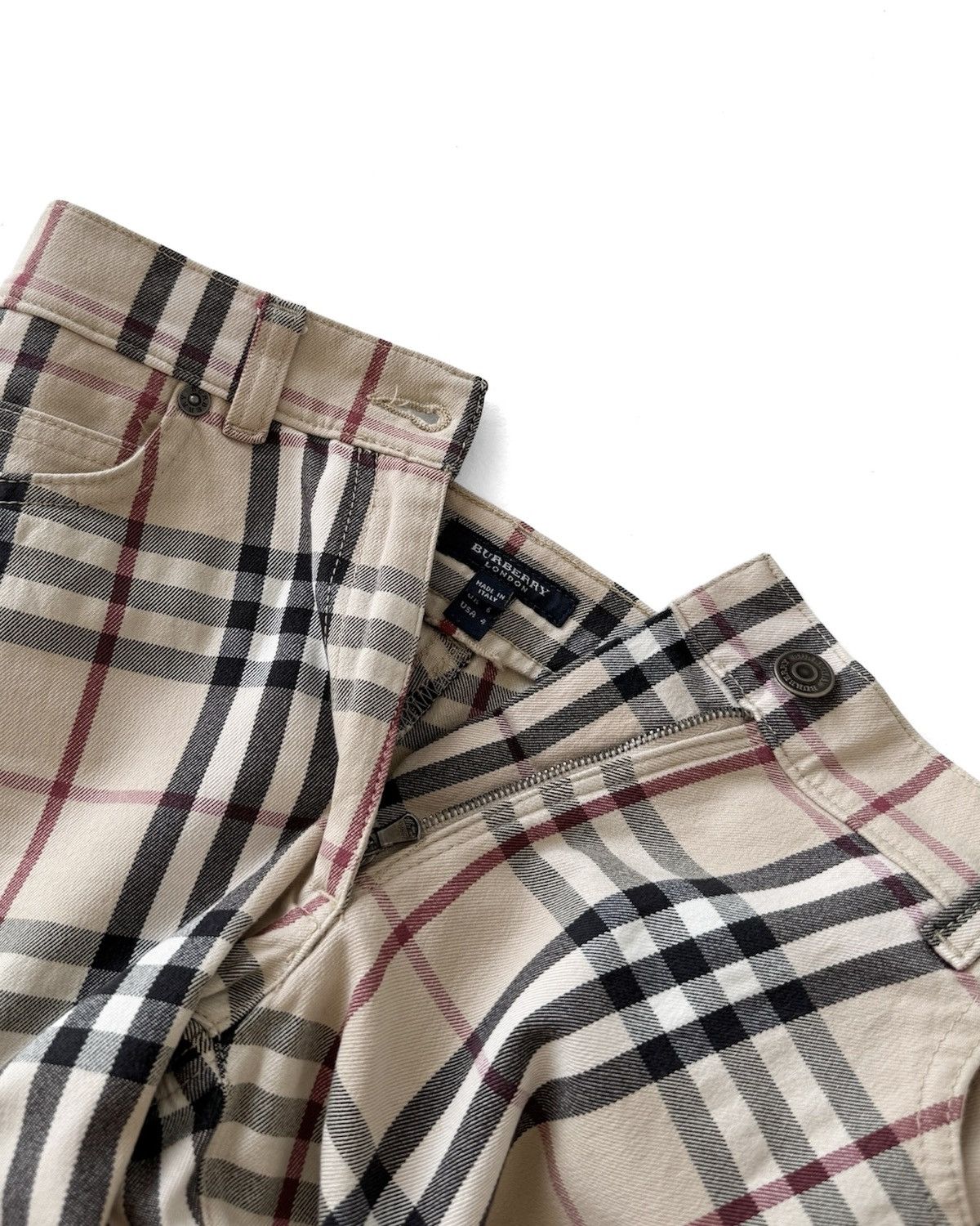 Burberry BURBERRY NOVA CHECK PANTS Size 27" / US 4 / IT 40 - 3 Thumbnail