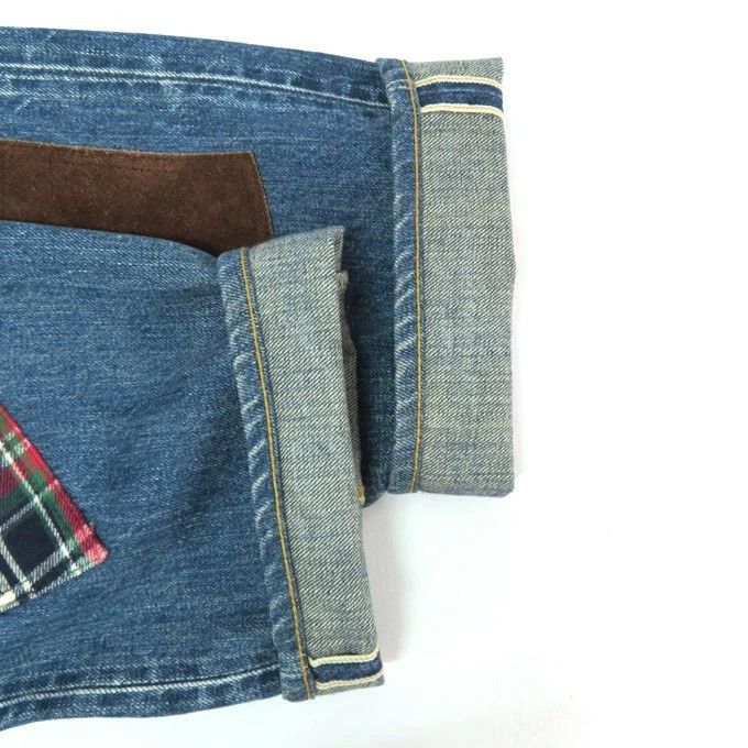Junya Watanabe Denim Zipper Wide Pattern Patch Work Pants Cotton Indigo Size US 32 / EU 48 - 10 Thumbnail