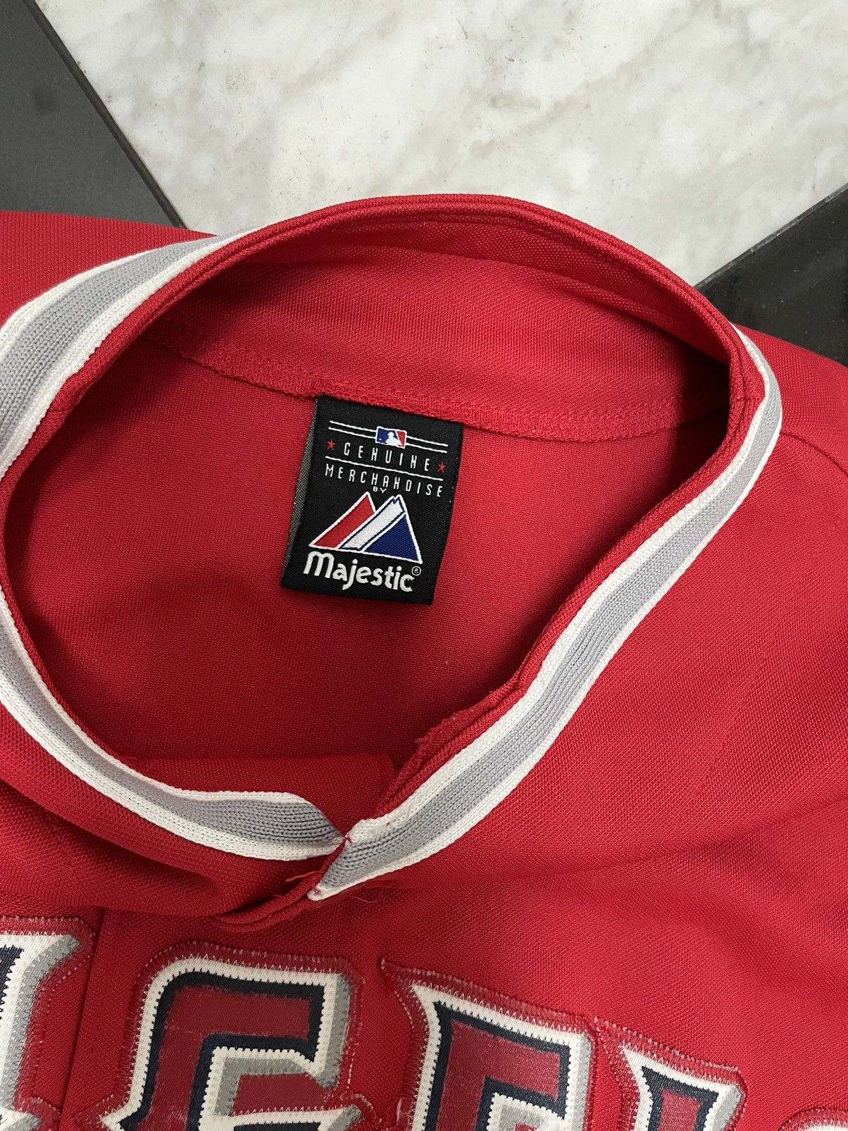 Majestic 🔥 Vintage Angels Jersey size M Size US M / EU 48-50 / 2 - 2 Thumbnail